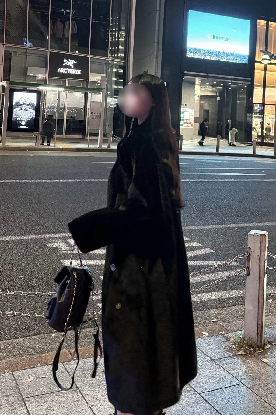 フェイクファーシャギーコート KR30184