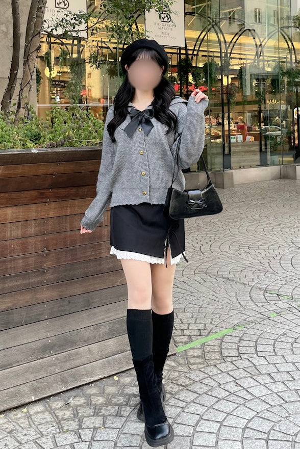 フロントリボンセーラーカーディガン KR13741