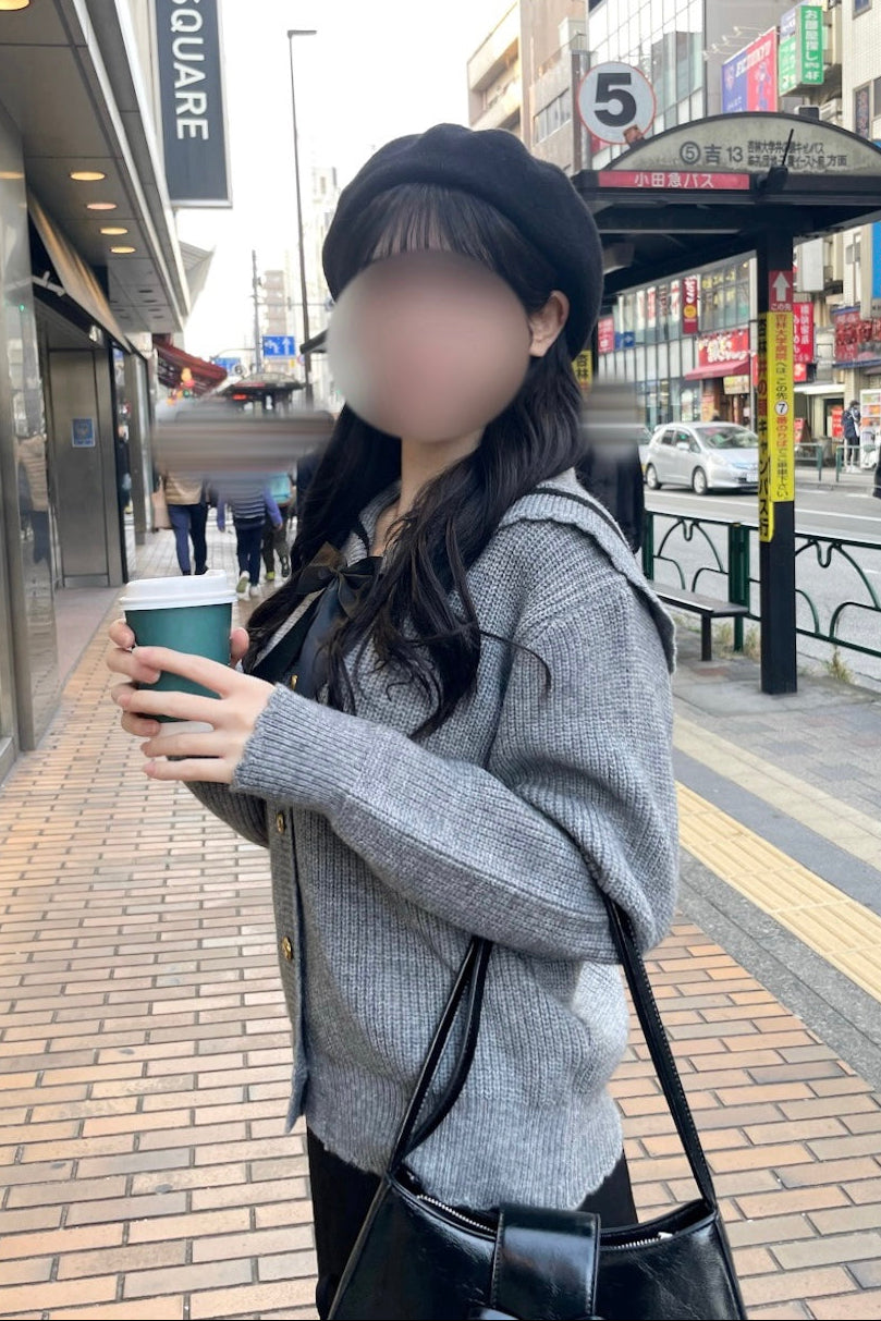 フロントリボンセーラーカーディガン KR13741