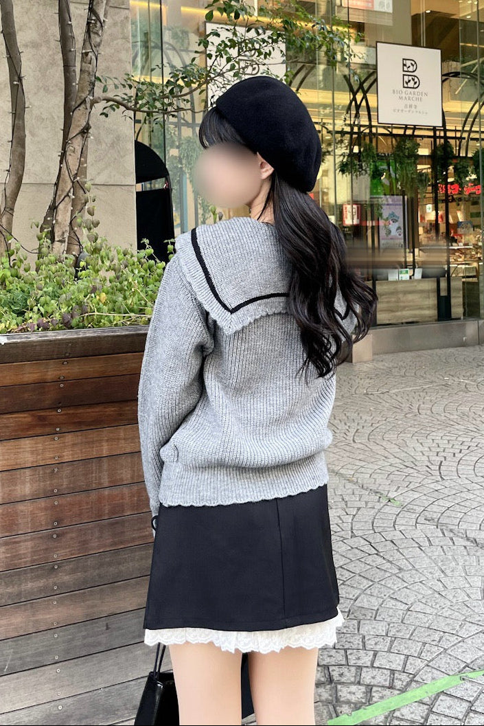 フロントリボンセーラーカーディガン KR13741