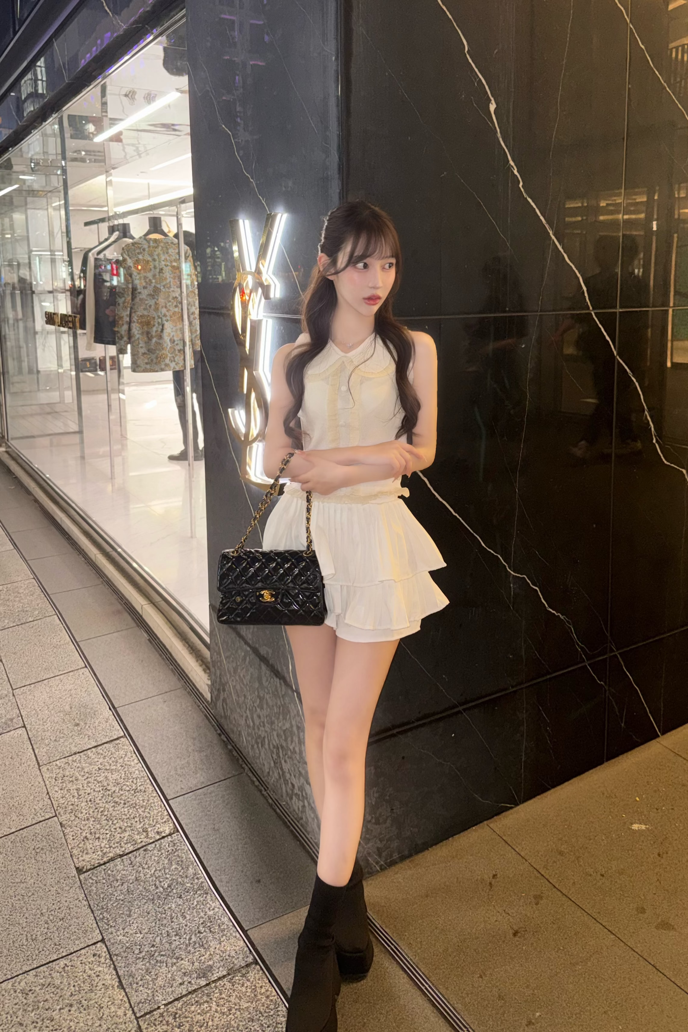 シフォンフリルブラウス KR14810