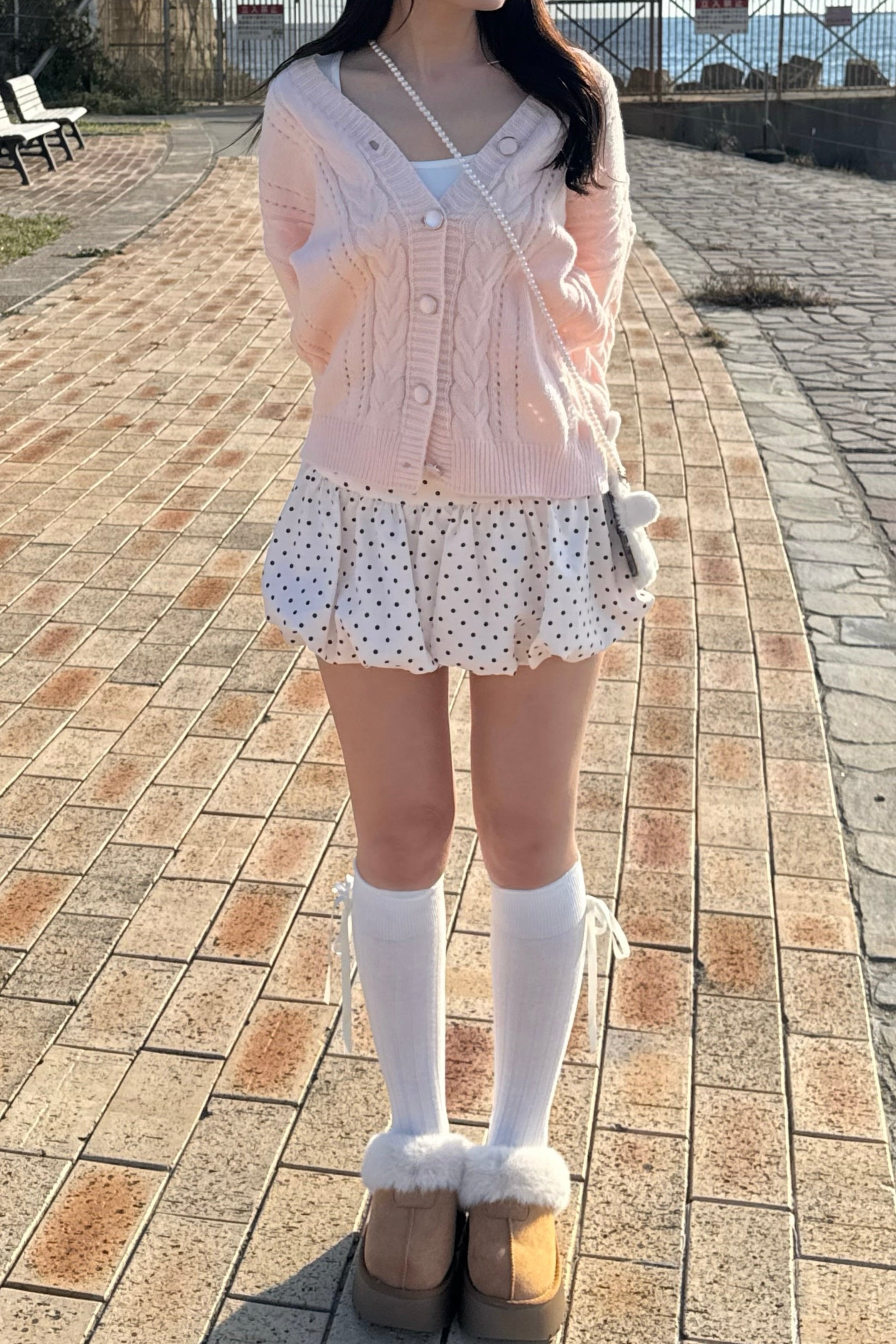 ケーブルニットカーディガン KR13698