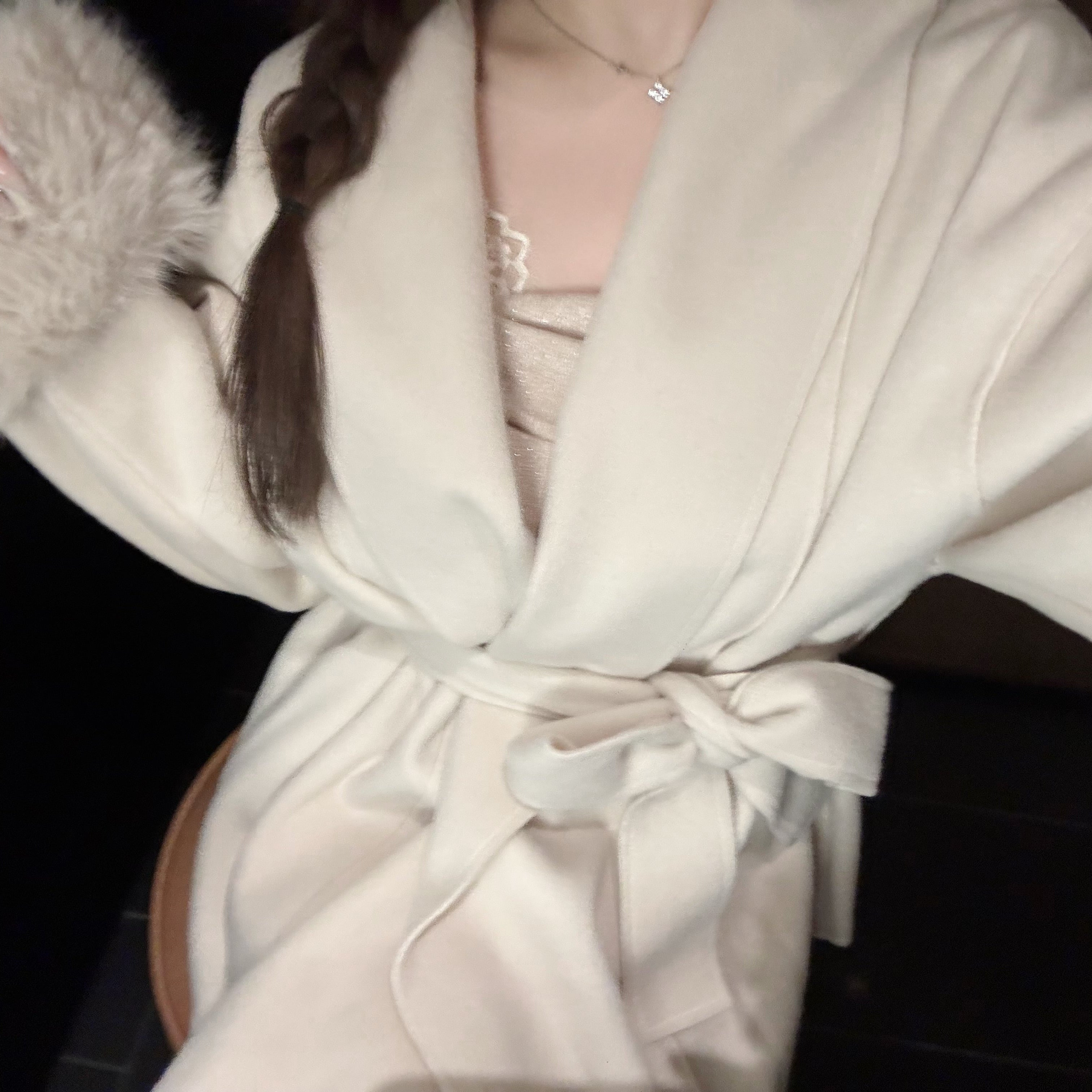 ラグジュアリーファーコート KR12568