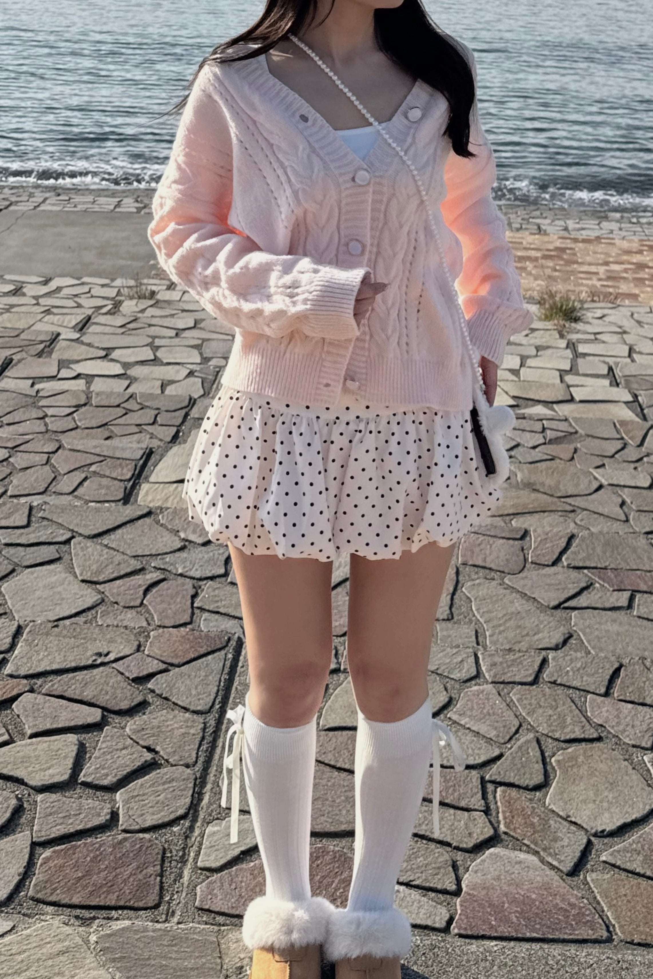 ケーブルニットカーディガン KR13698