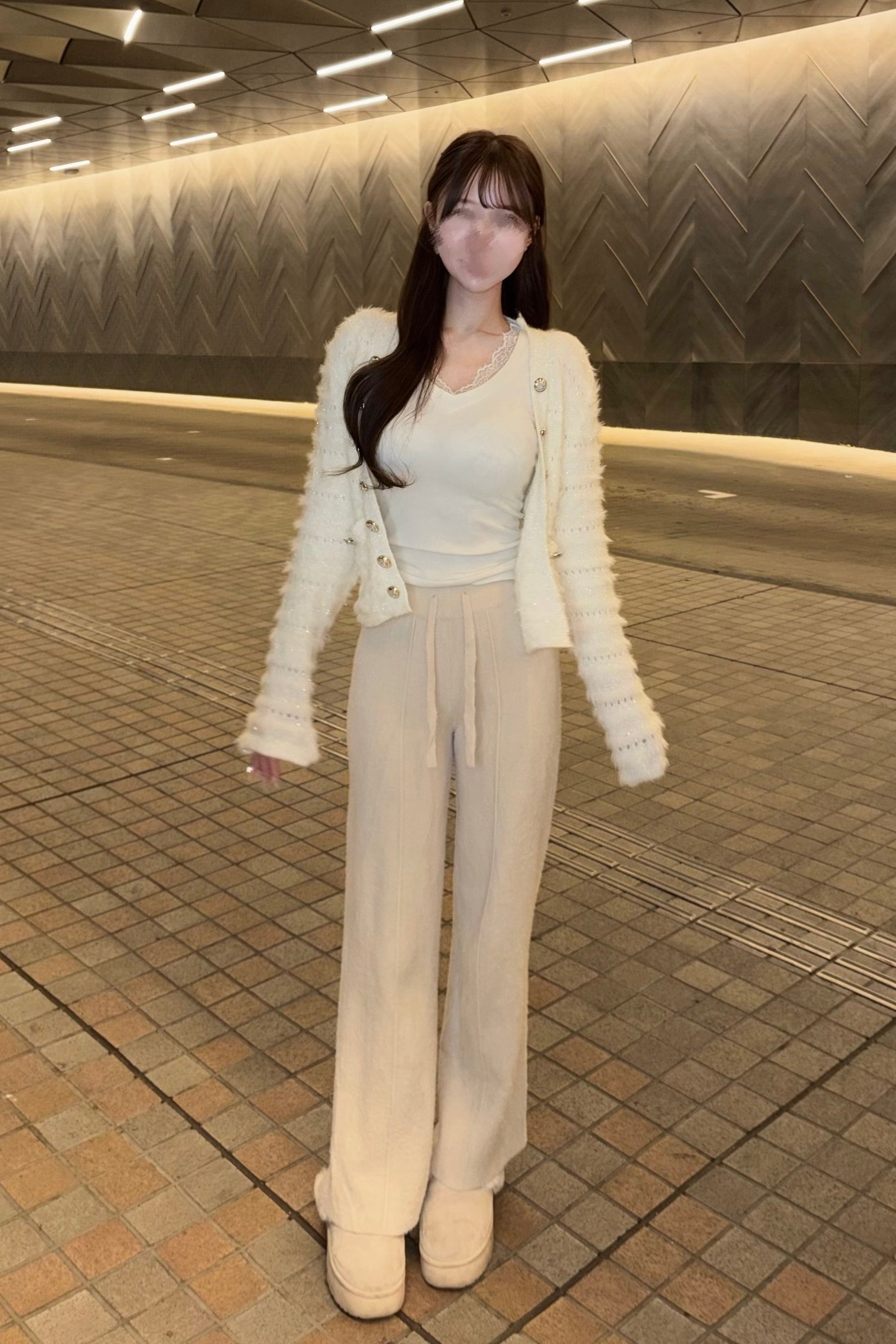 ベーシックニットパンツ KR13817