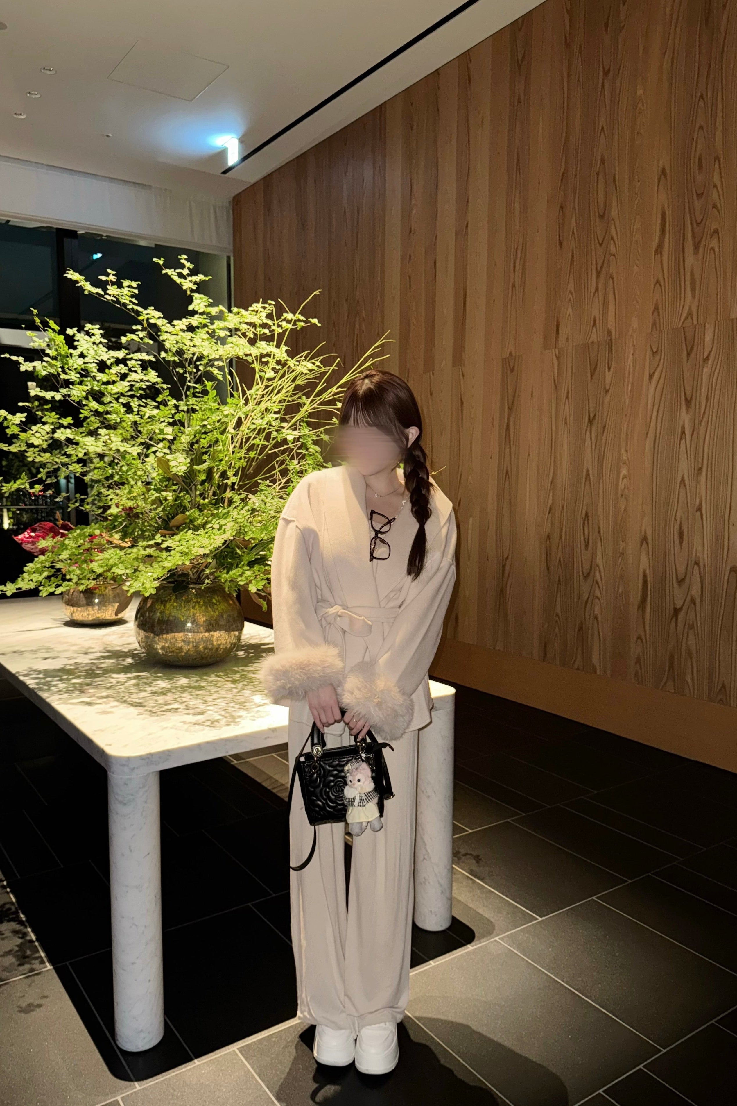 ラグジュアリーファーコート KR12568