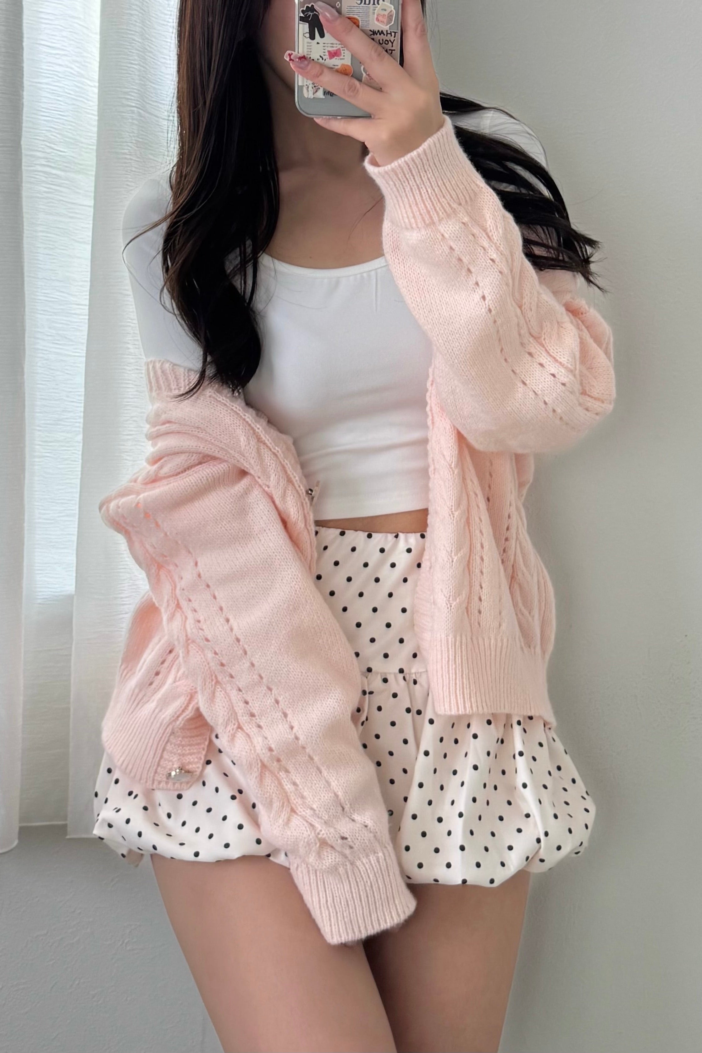 ケーブルニットカーディガン KR13698