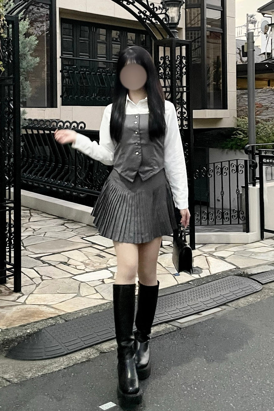 スリーピースプリーツセットアップ KR30251