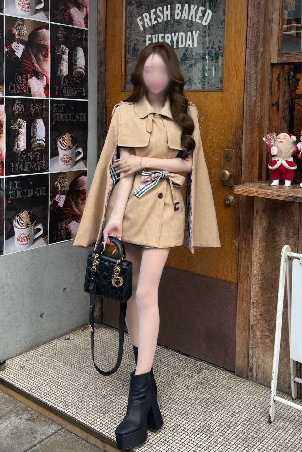 トレンチケープコート KR30295