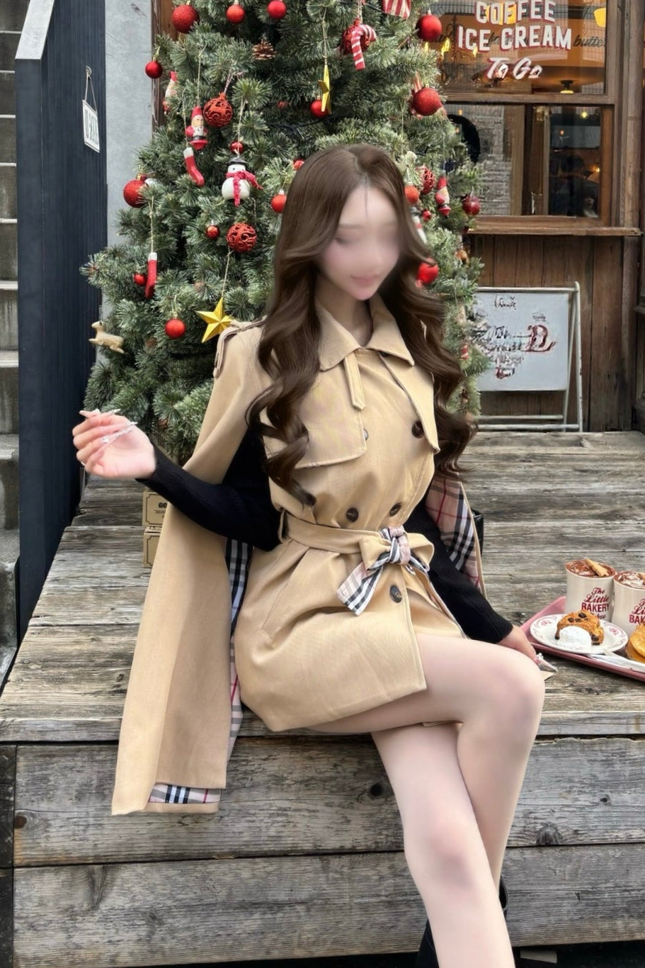 トレンチケープコート KR30295