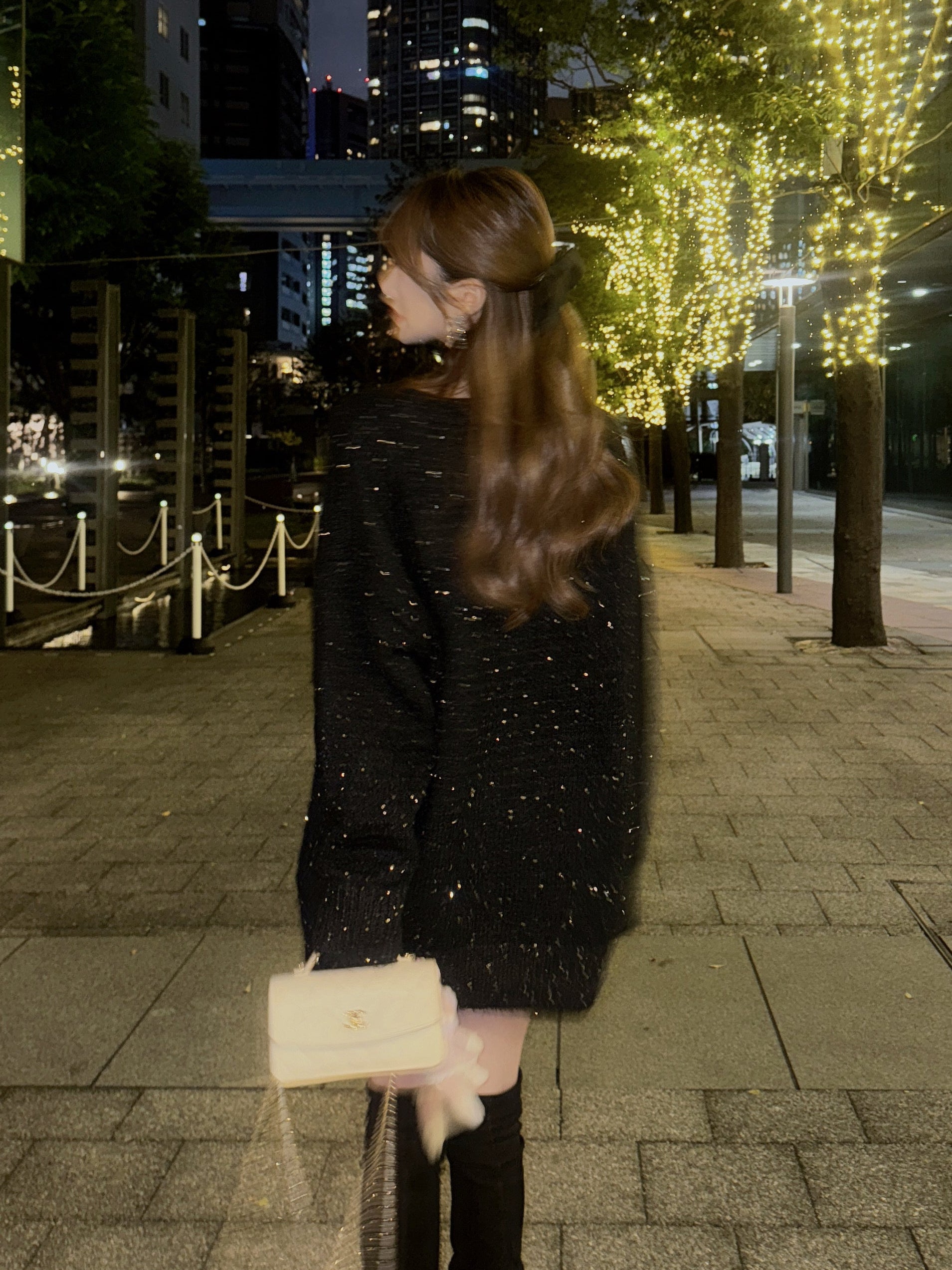 オーバーサイズキラキラカーディガン KR13661