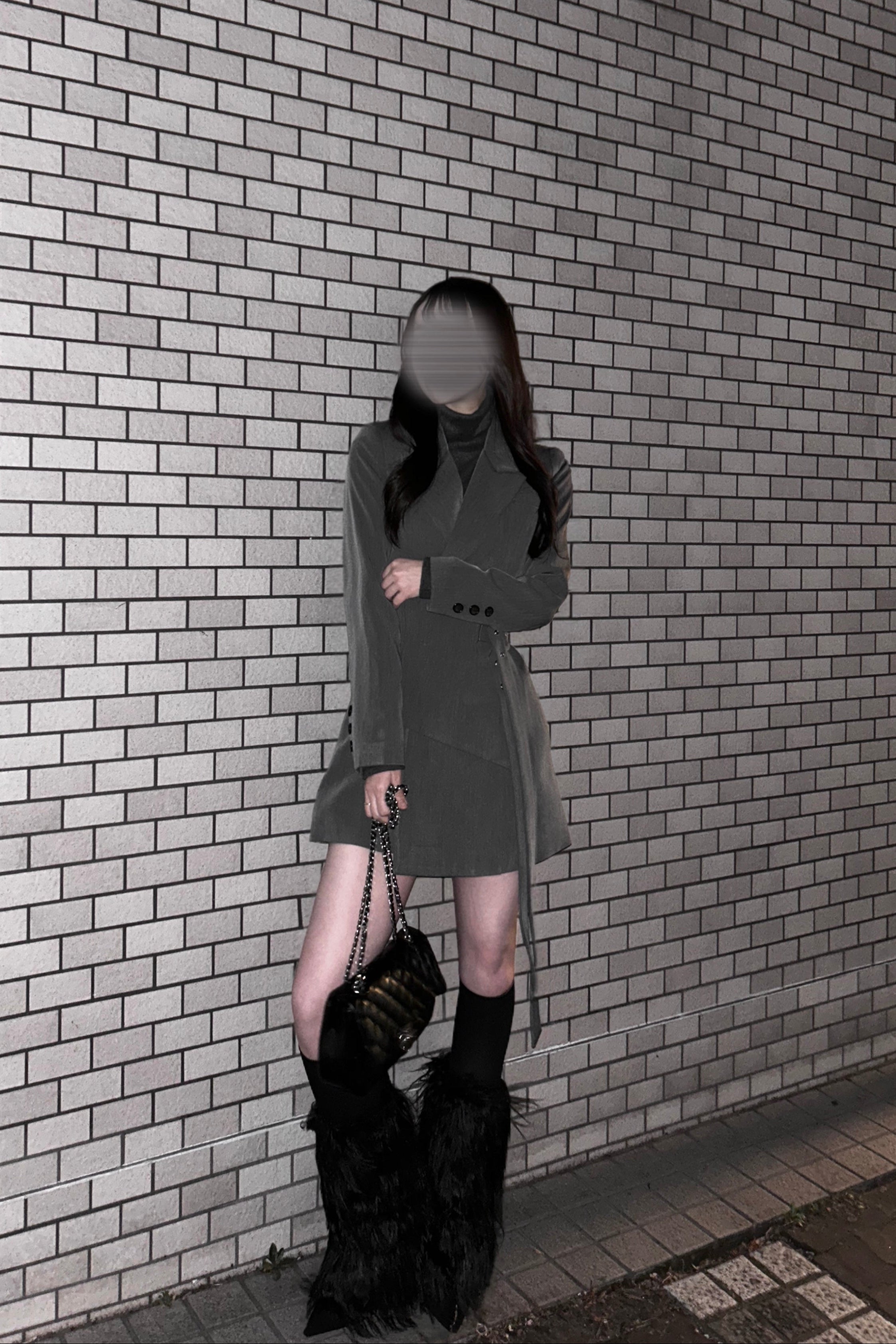 ベルトデザインワンピース KR30211