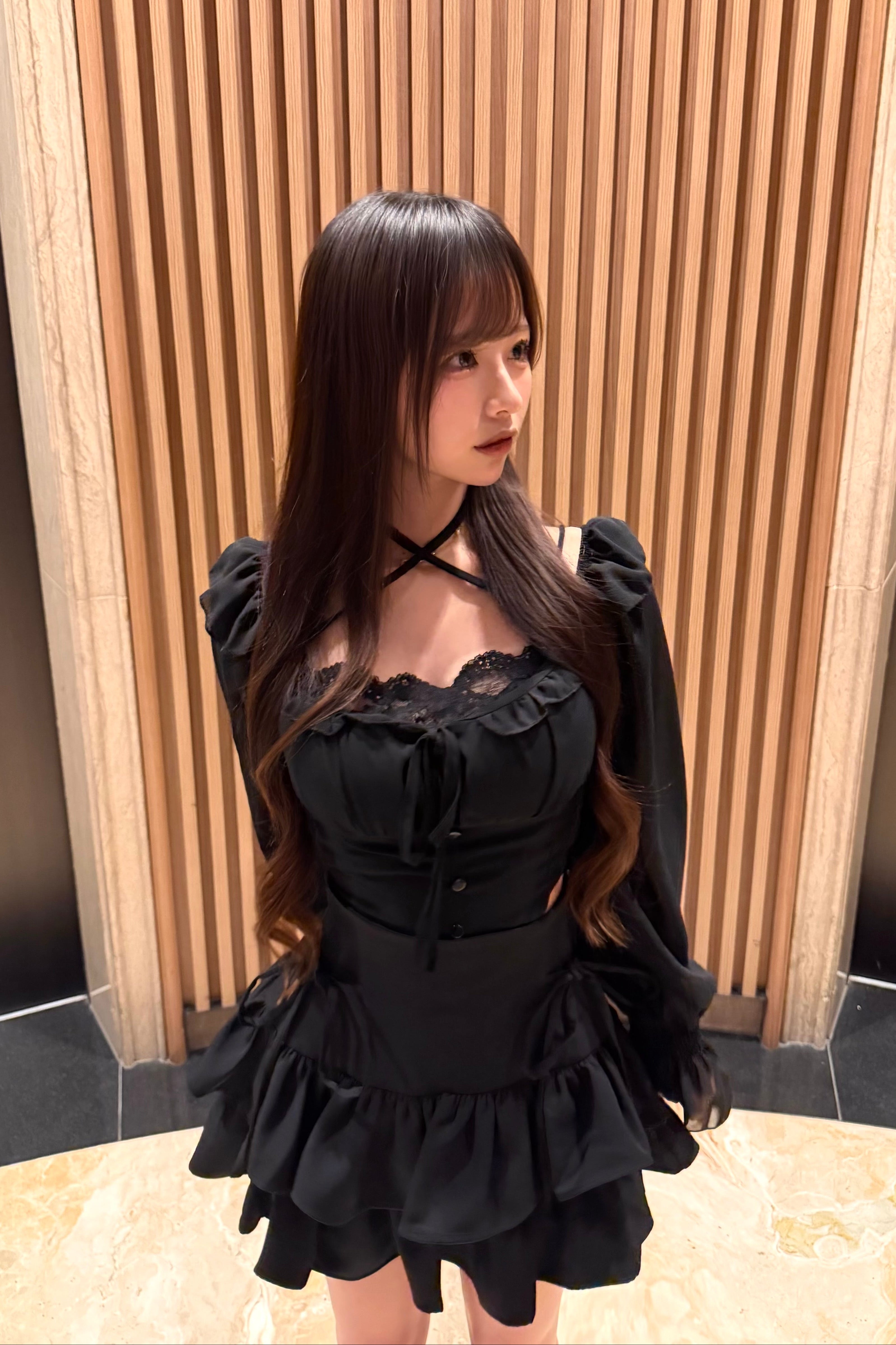 シフォンスリーブブラウス KR14872