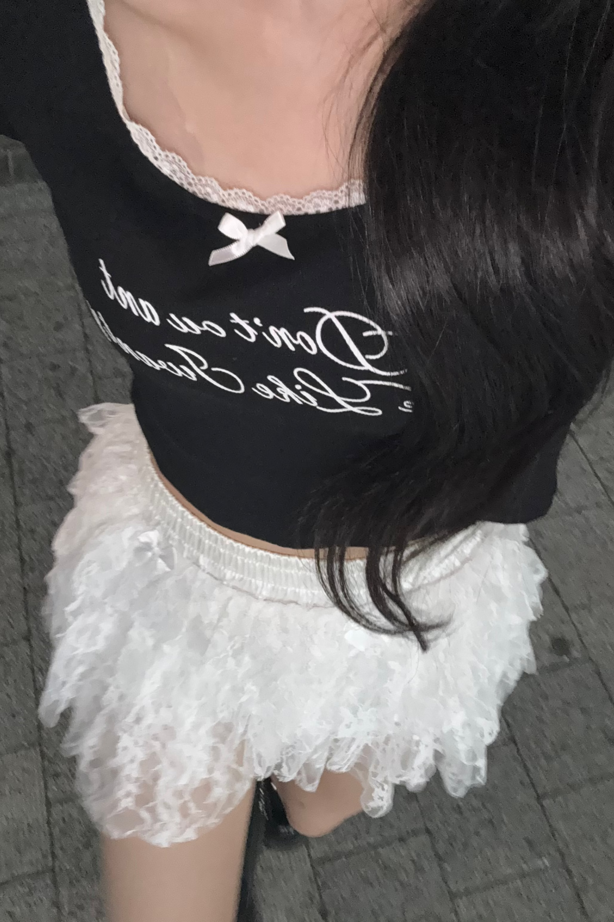 リボンレースメロウTシャツ KR10189