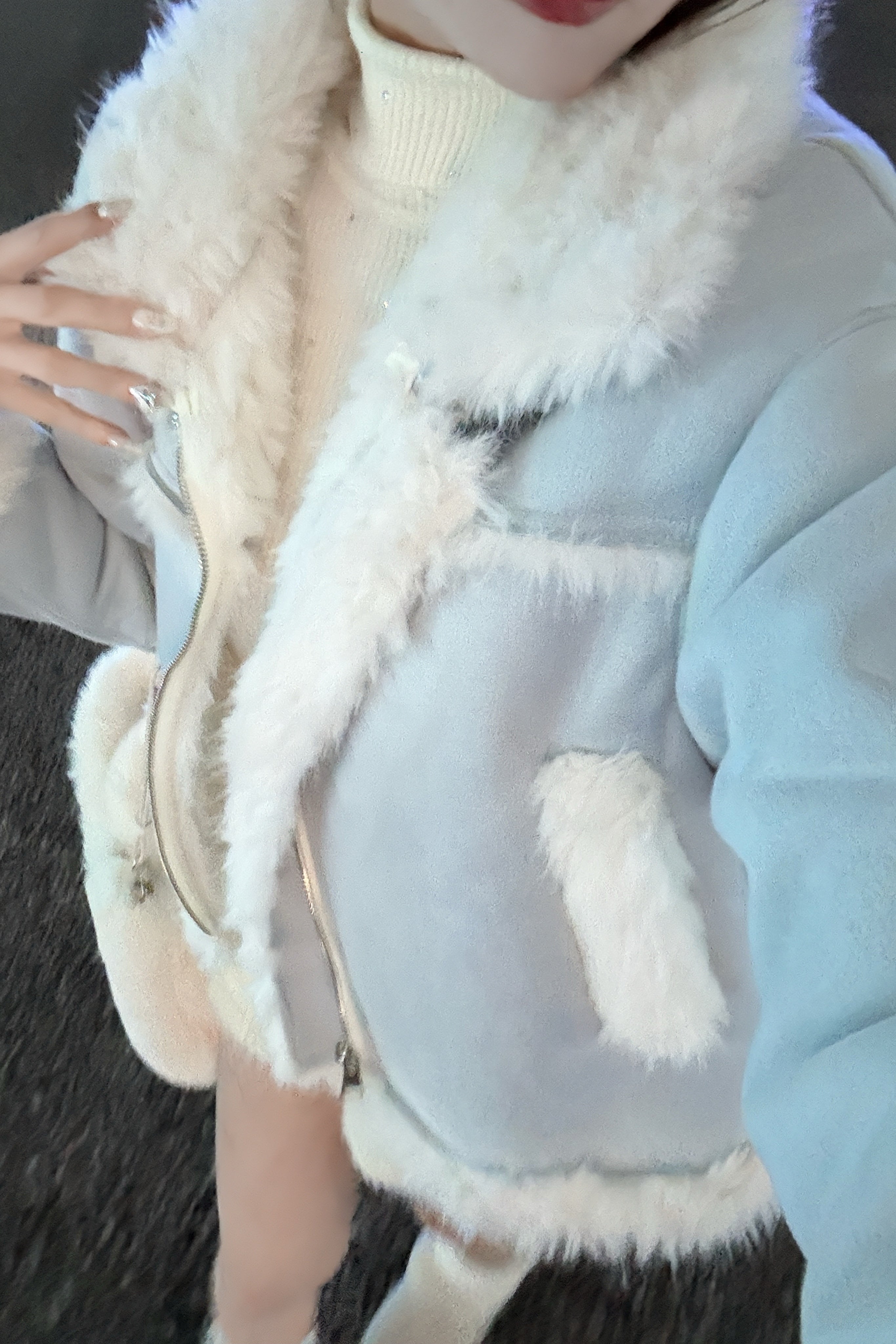 オーバーファーコート KR30135