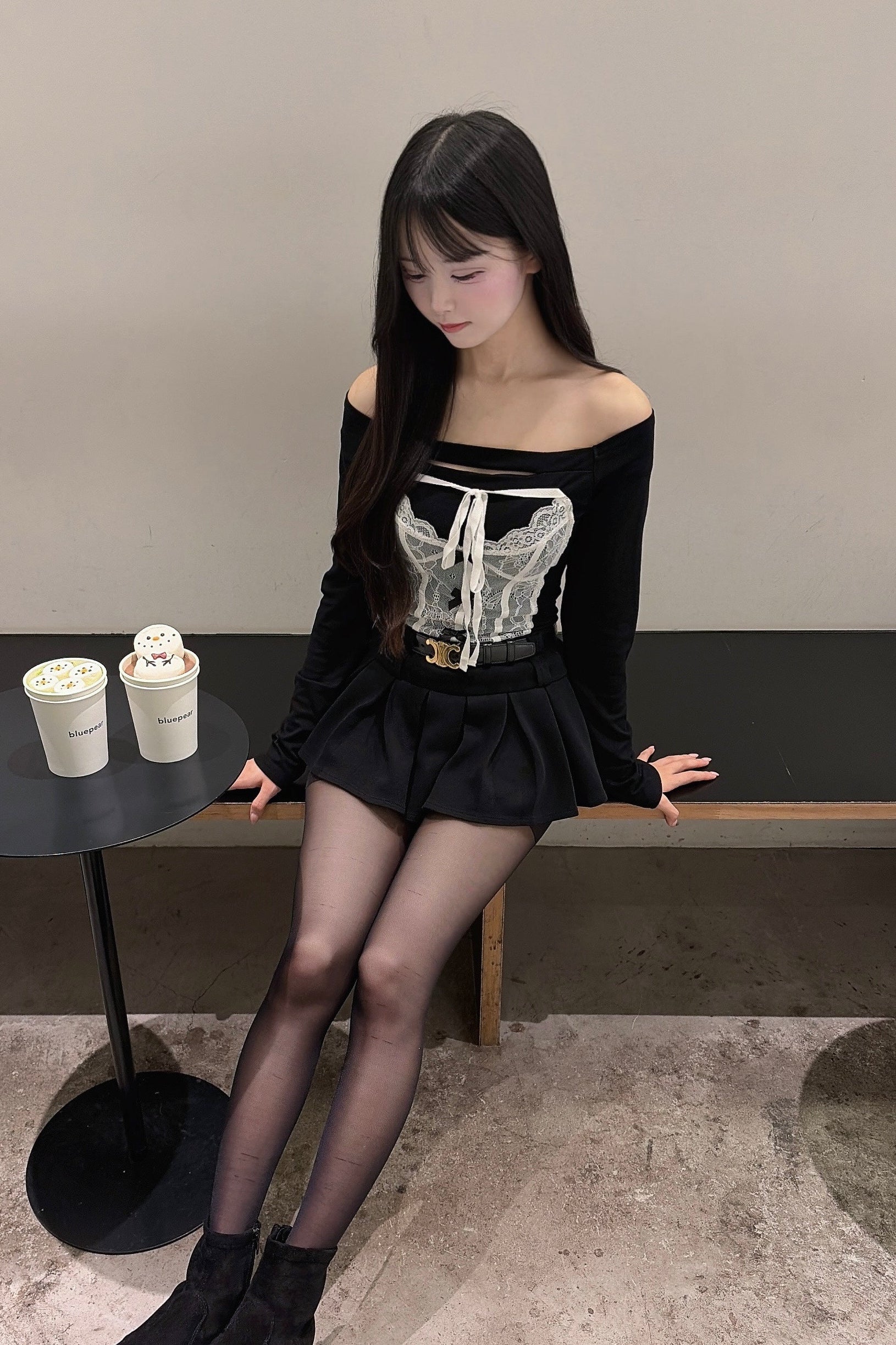 フロントレースカットソー KR13674