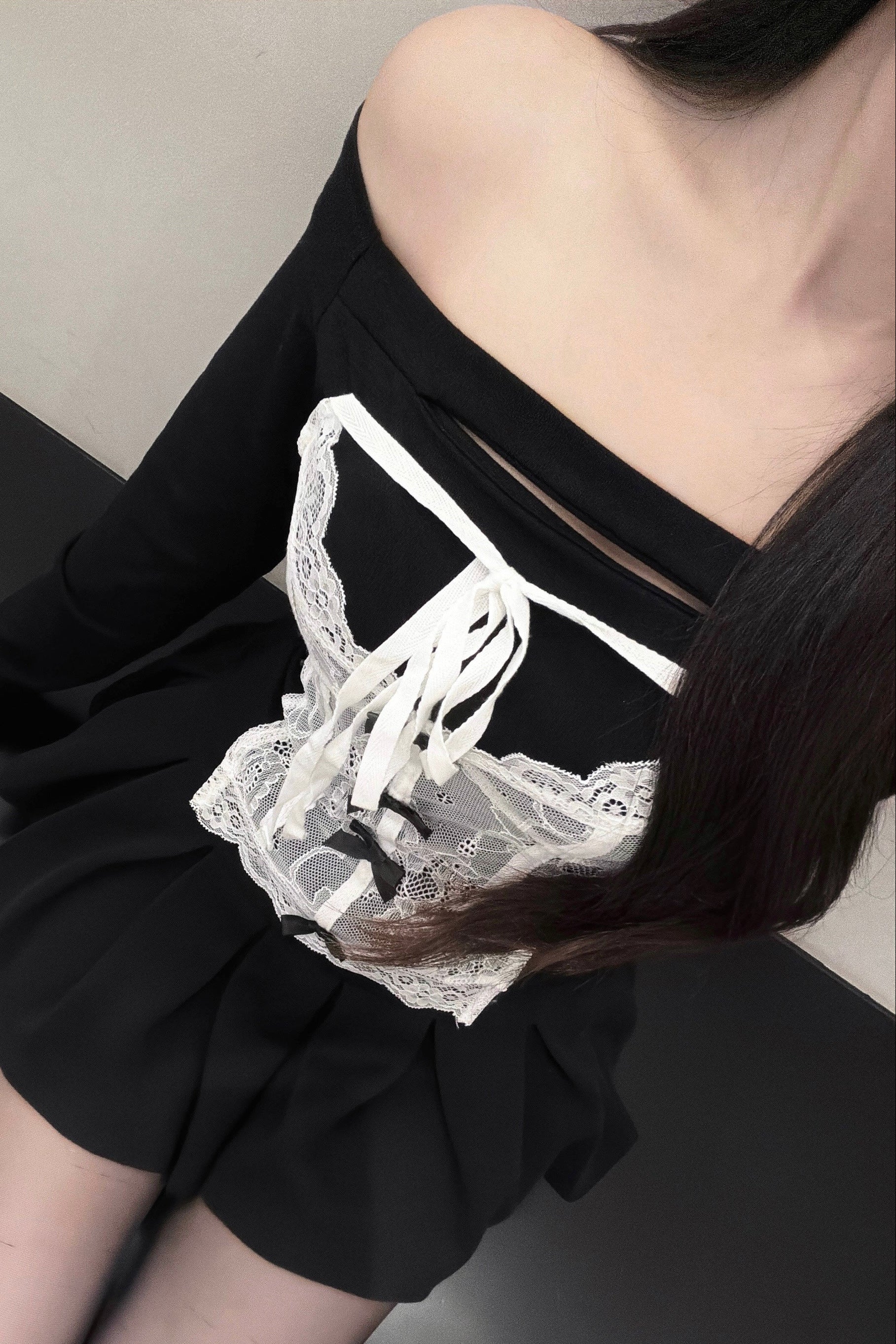 フロントレースカットソー KR13674