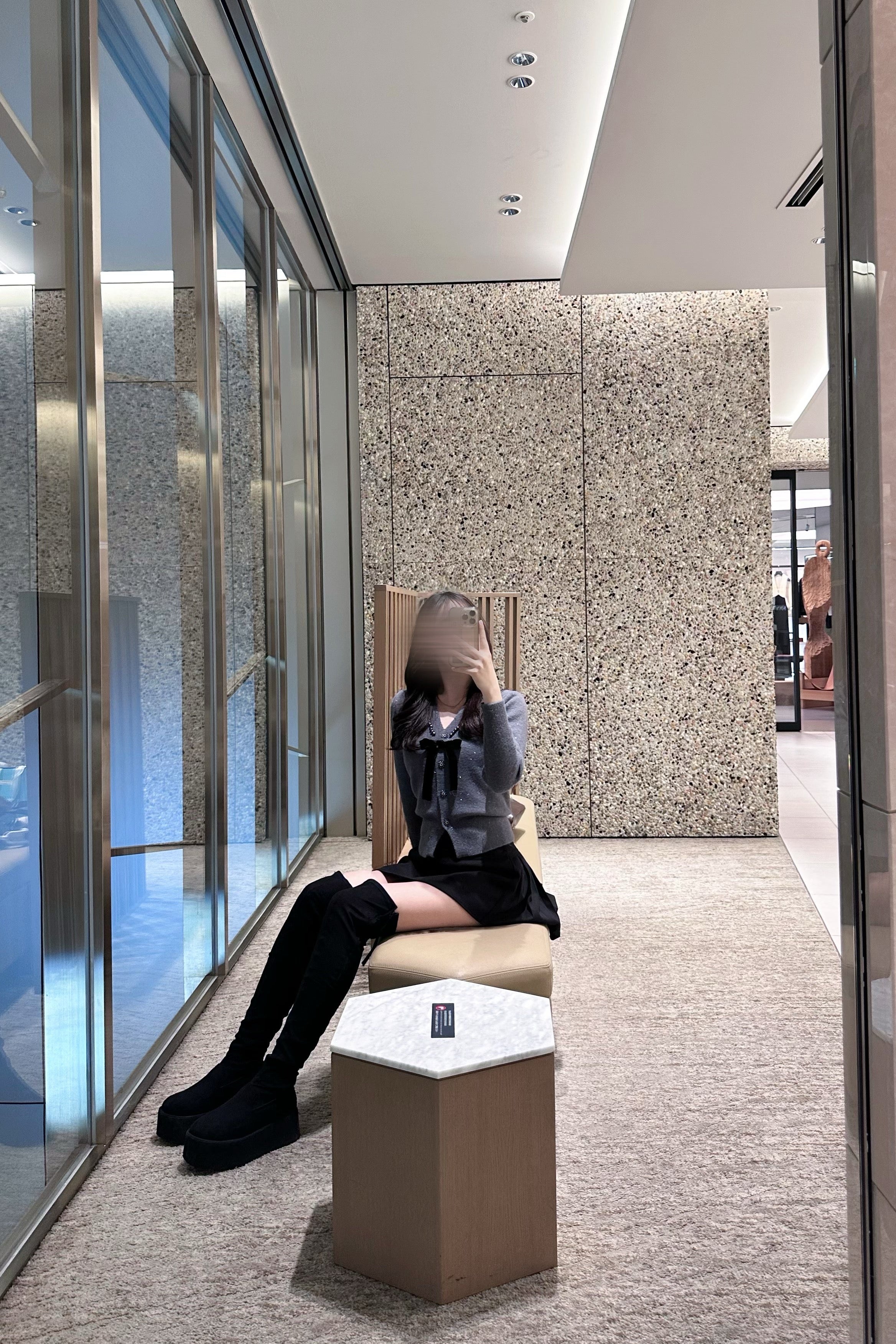 ラメリボンカーディガン KR13515