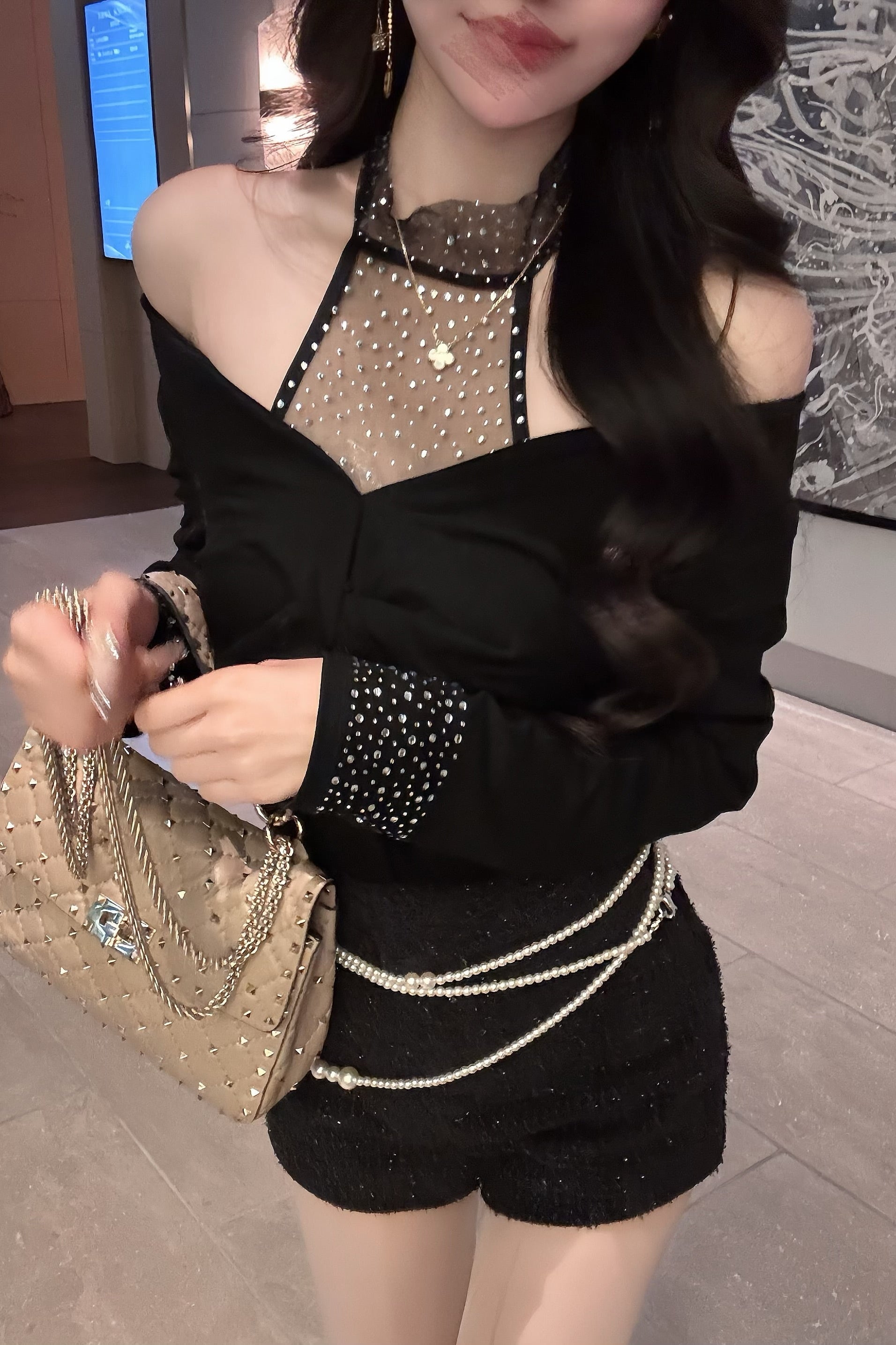 ラグジュアリーストーントップス KR13778