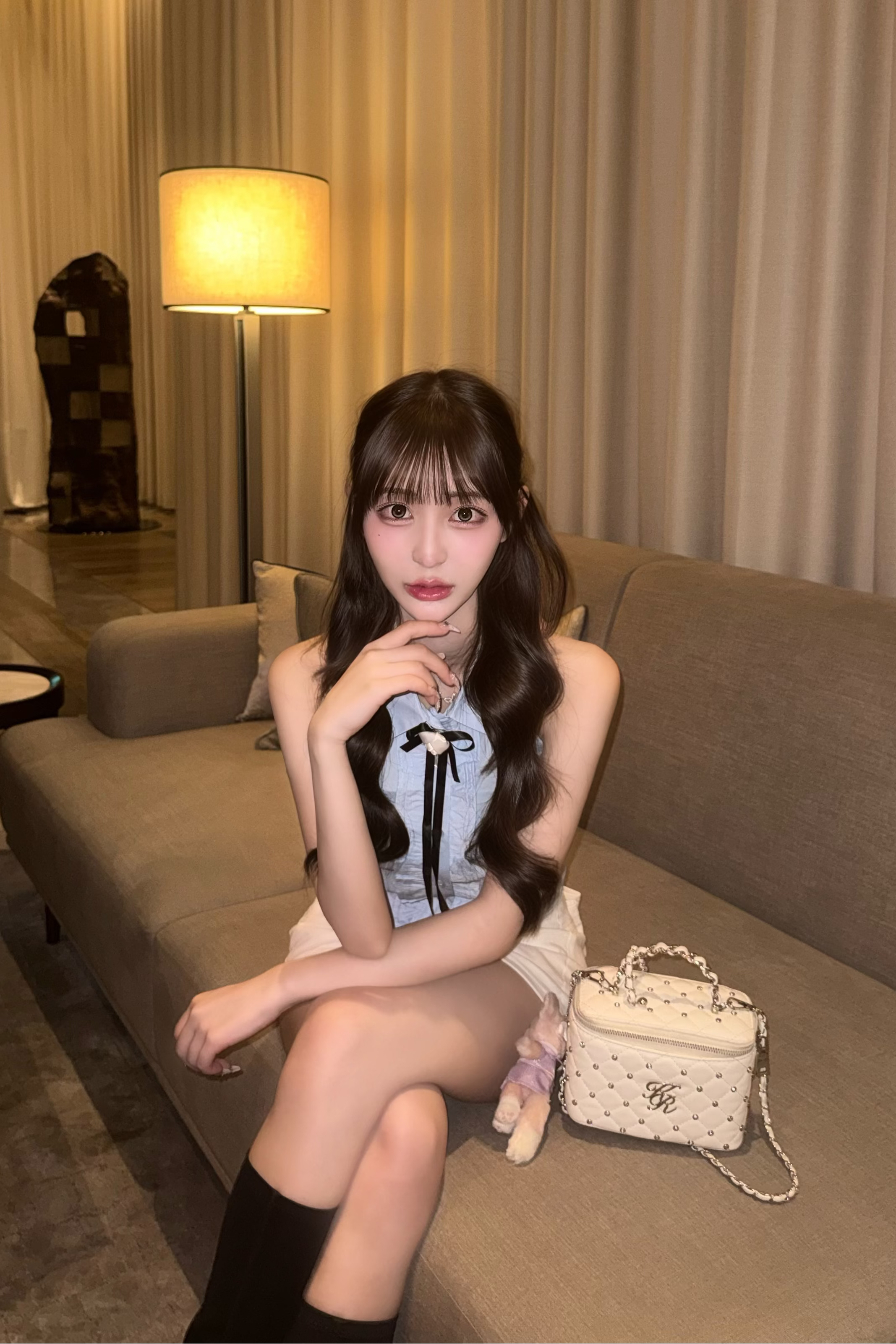 ホルターネックフリルブラウス KR14325