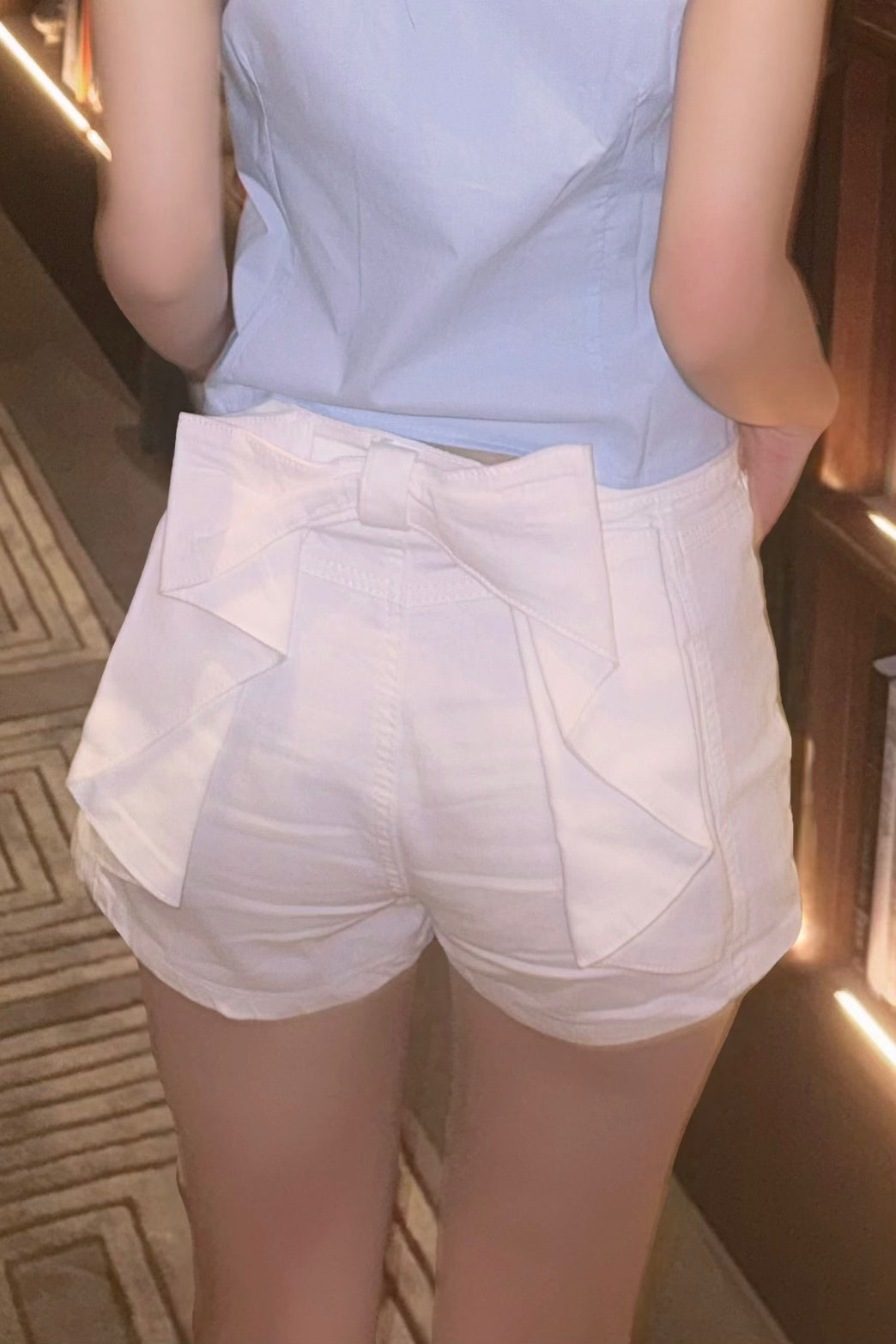 リボンデザインショートパンツ KR14326