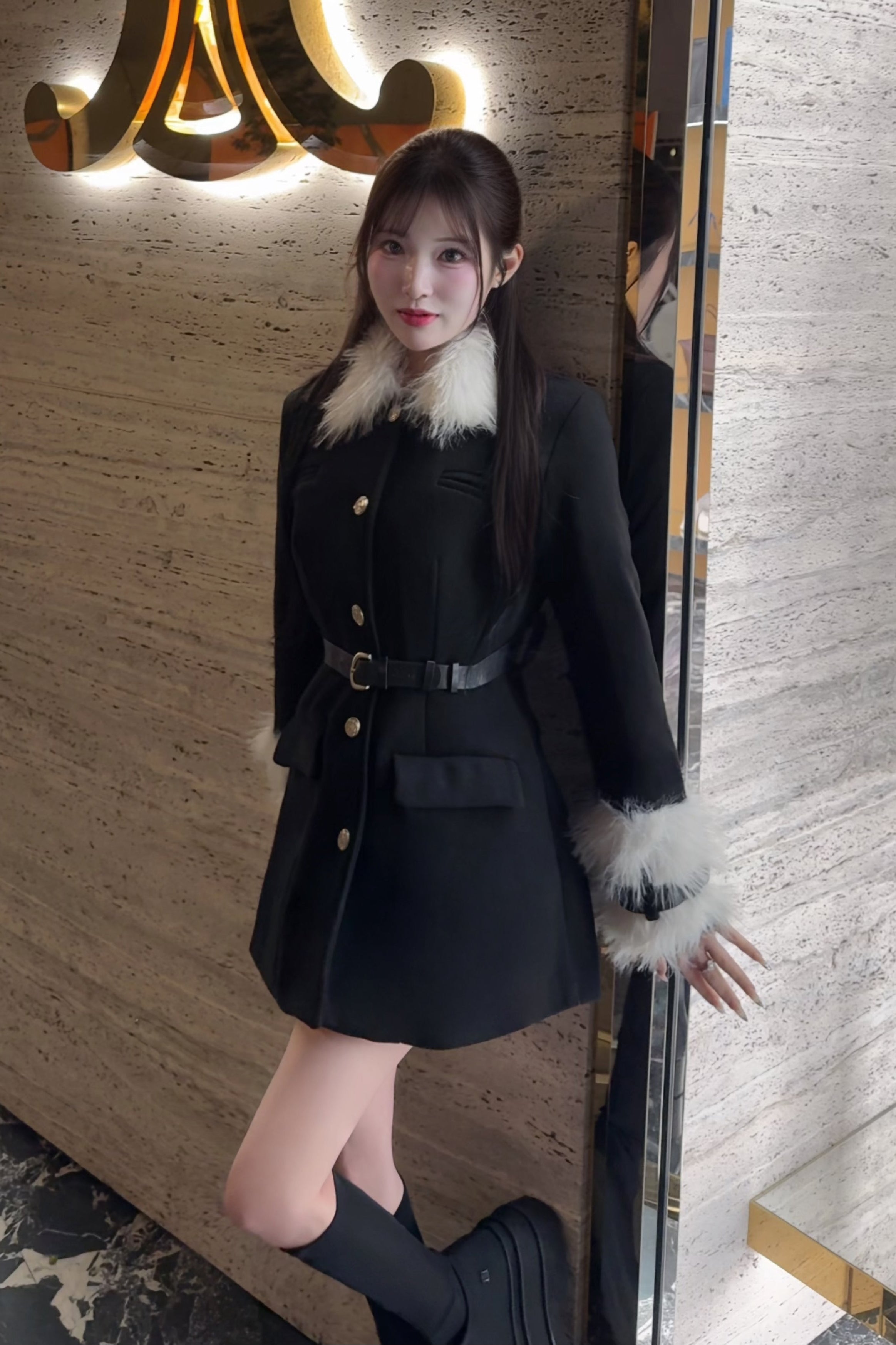 スリーブファークラシックコート KR30359