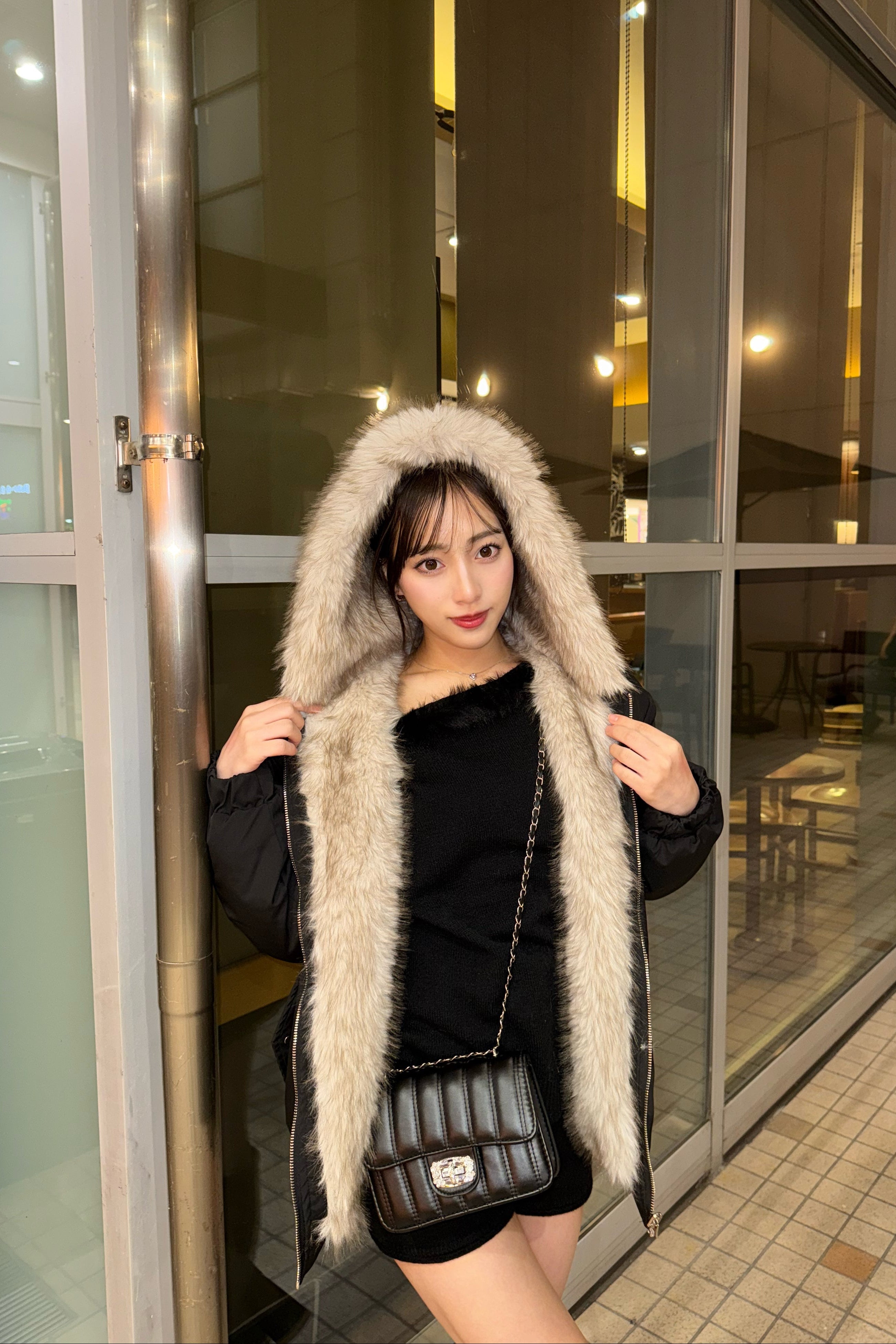 リバーシブルファーアウター KR30076