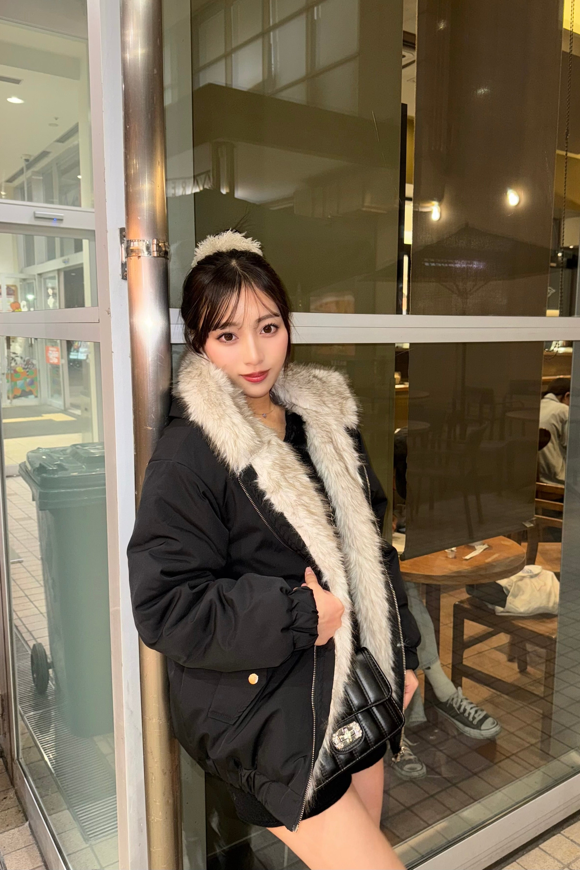 リバーシブルファーアウター KR30076