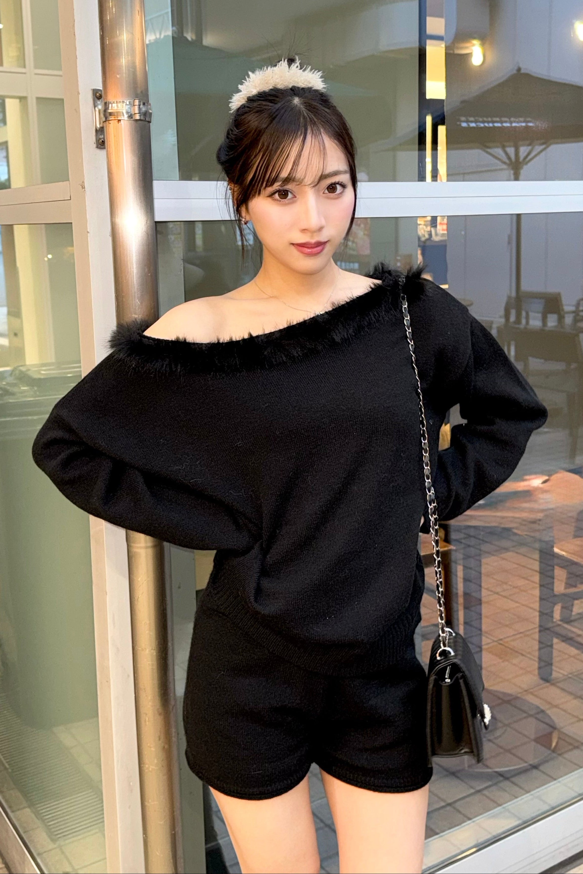 ファーオフニットセットアップ KR13494