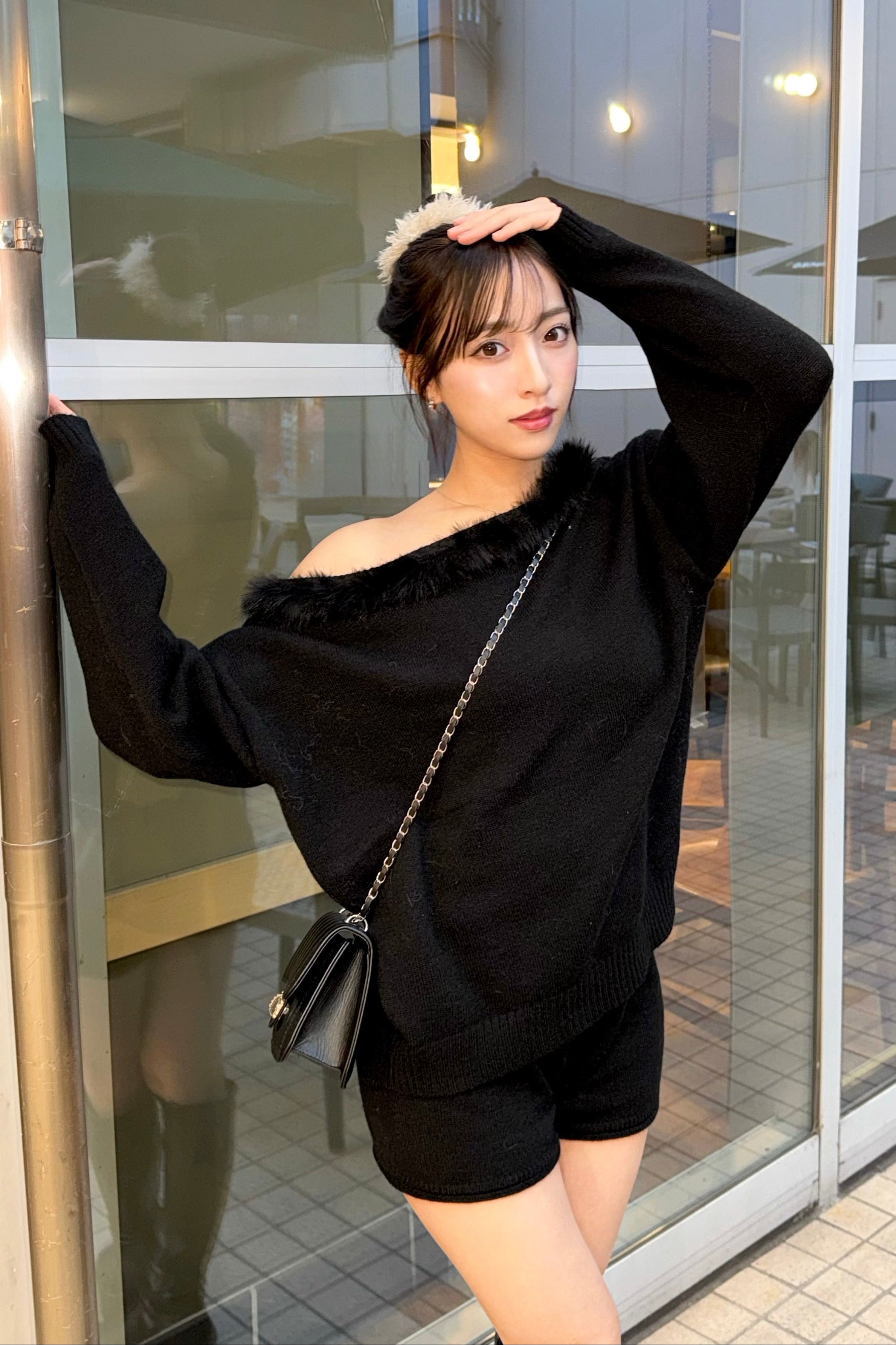 ファーオフニットセットアップ KR13494