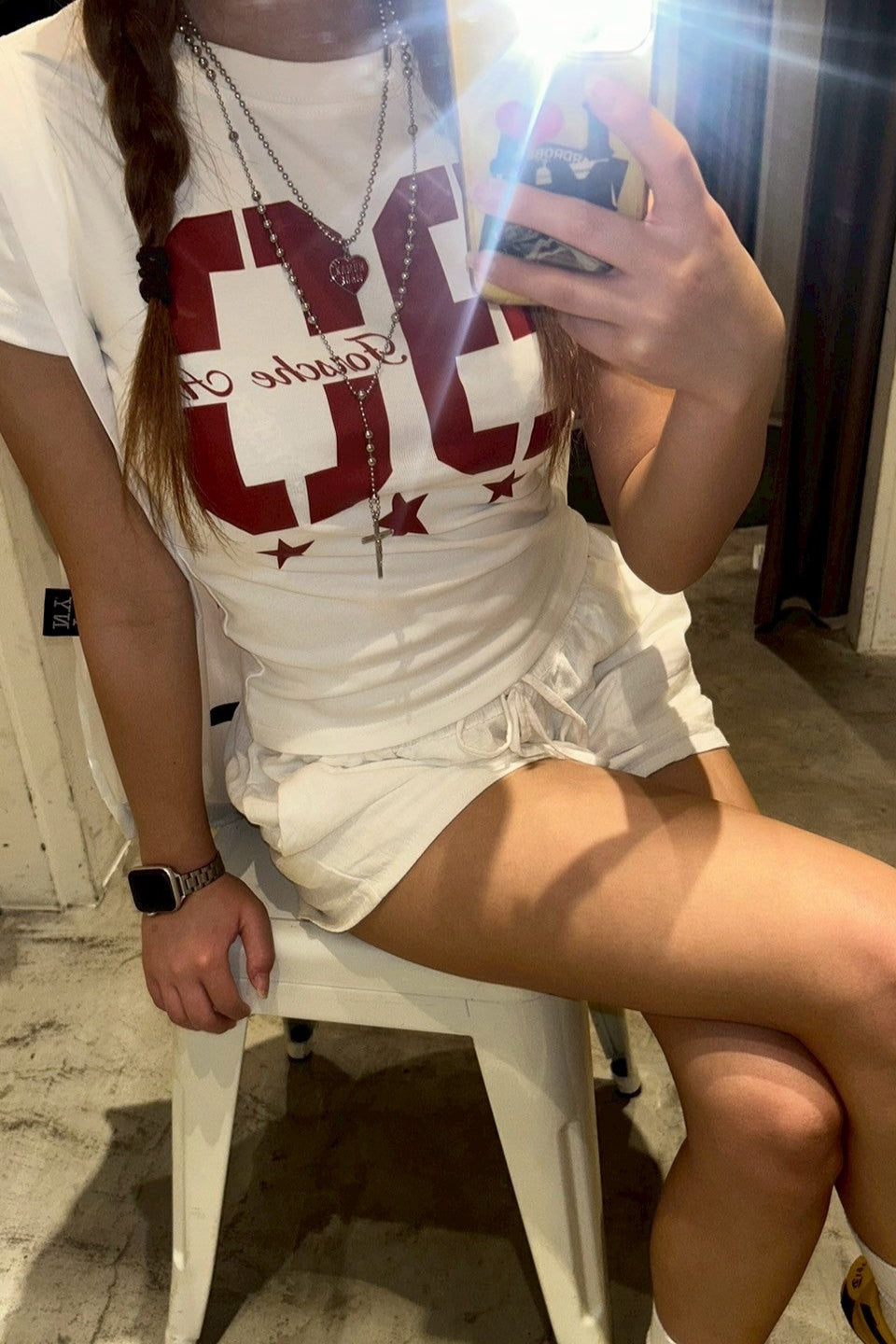 y2kナンバリングTシャツ KR10775