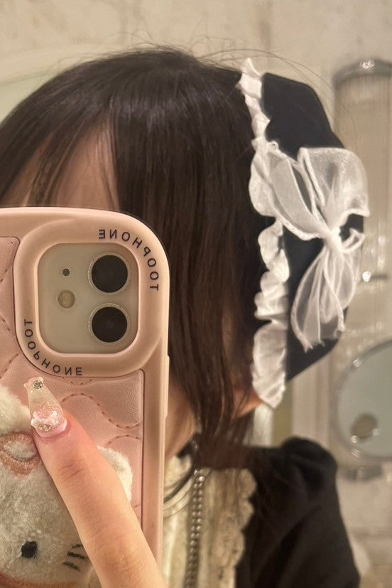 フレンチリボンベレー帽ヘアピン KR11361