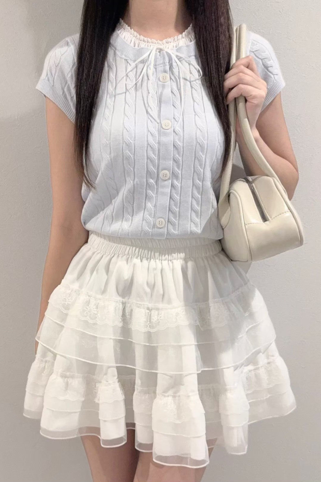 リボンニットトップス KR11591