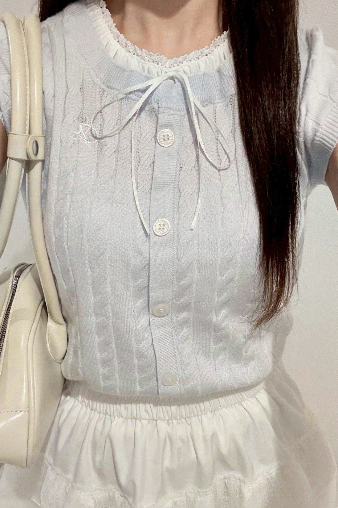 リボンニットトップス KR11591