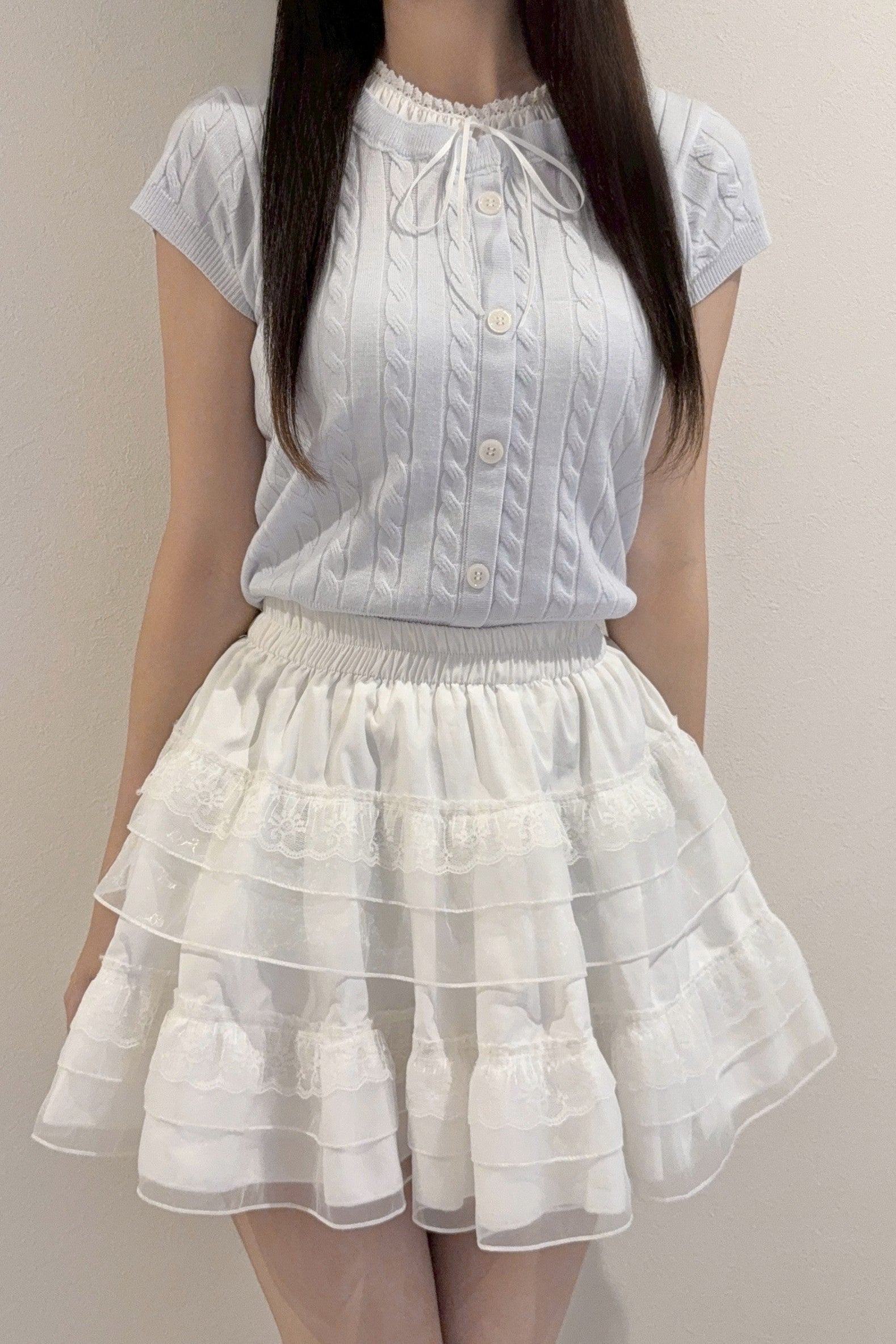 リボンニットトップス KR11591