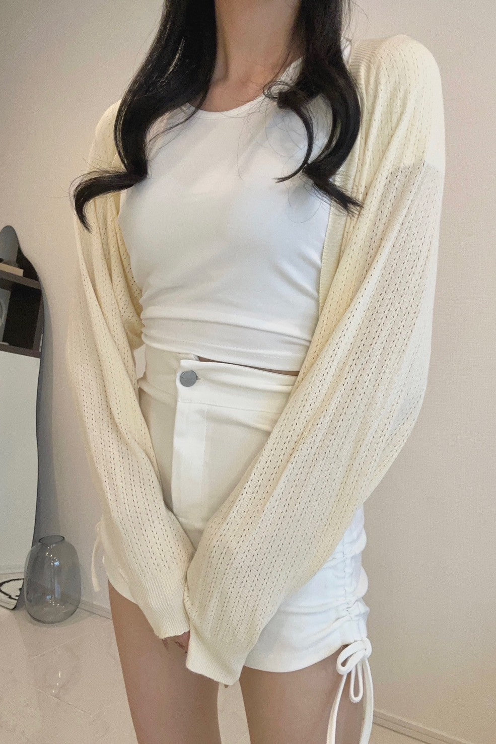 シンプルデザインシアーカーディガン KR11778