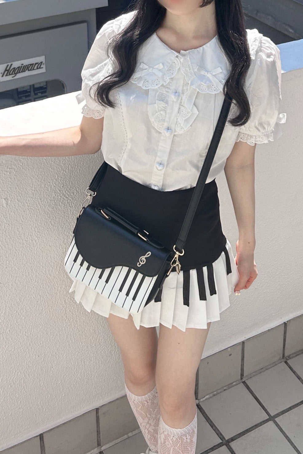 レトロピアノデザインスカート KR11835