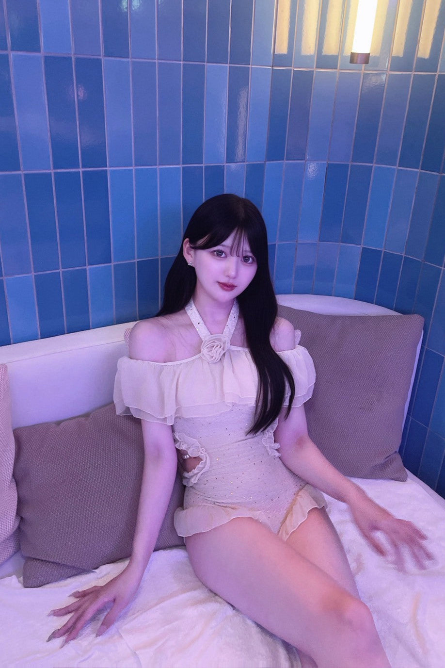 フリルローズスイムウェア KR11189