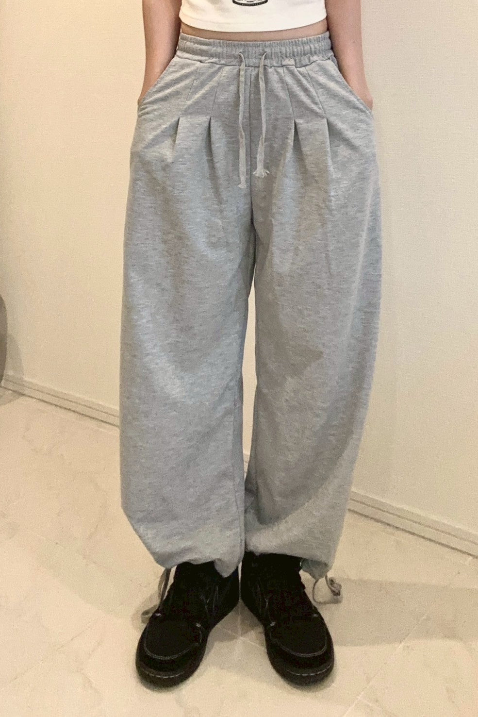 ロングレングススウェットパンツ KR12355