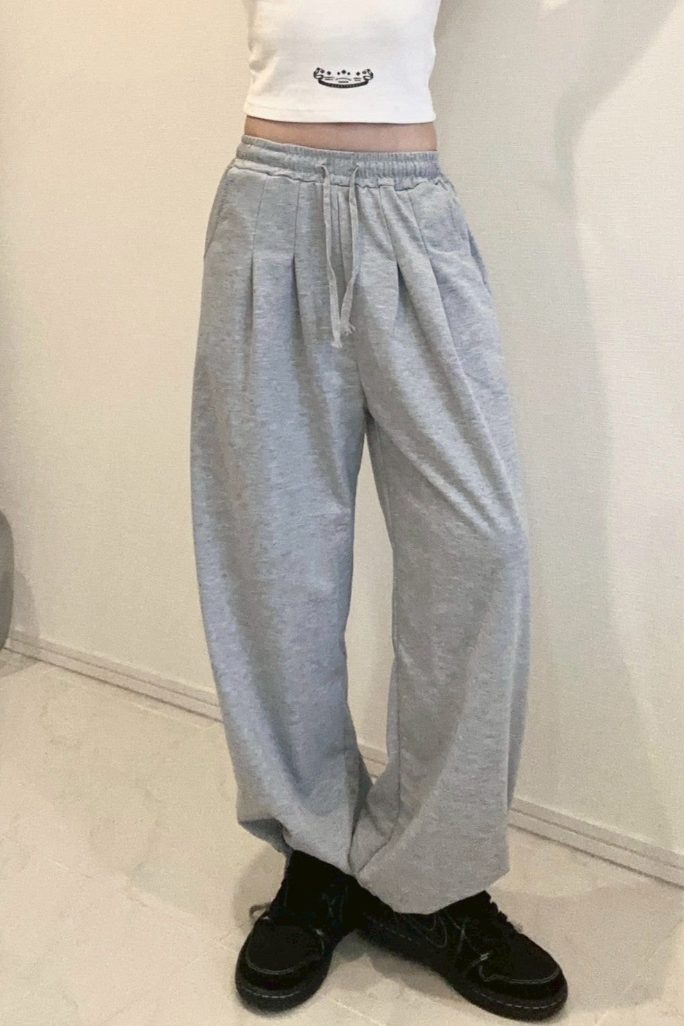ロングレングススウェットパンツ KR12355