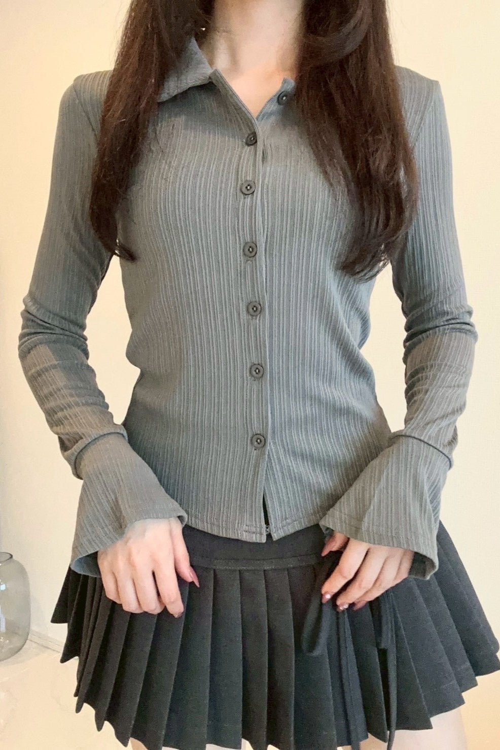スリムシルエットシャツ KR12354