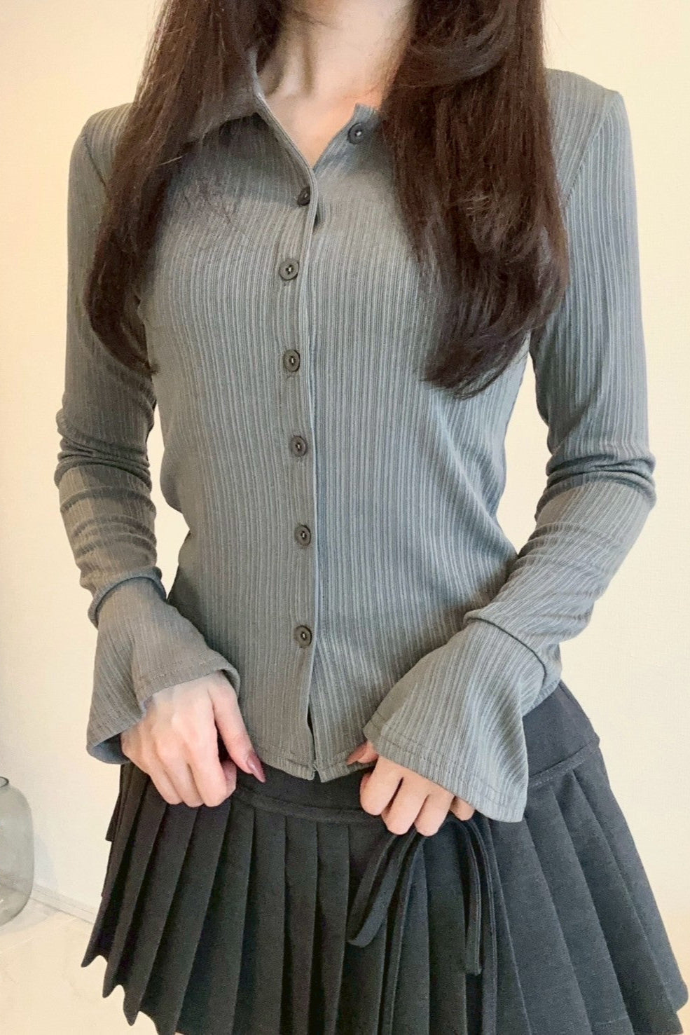 スリムシルエットシャツ KR12354