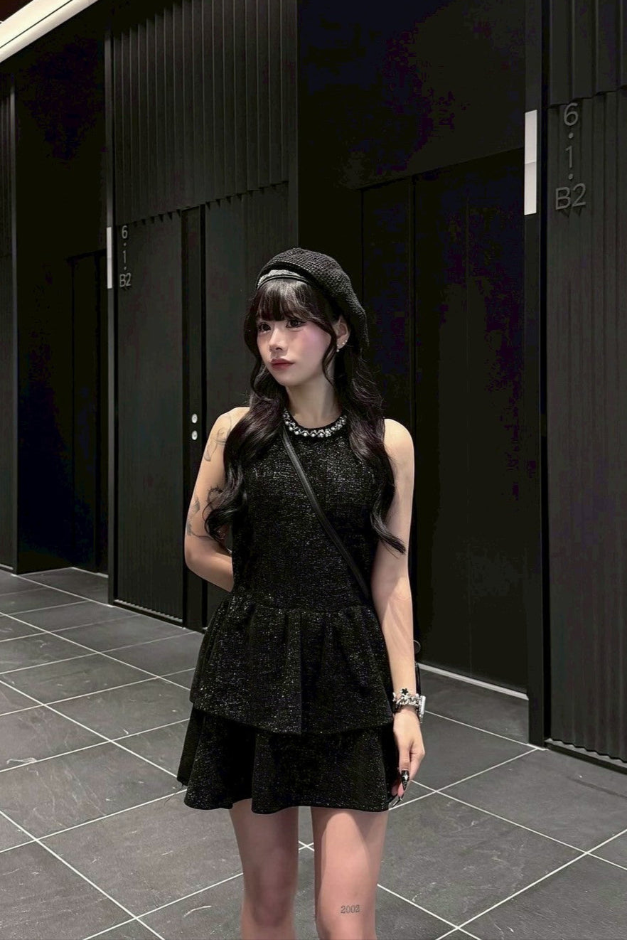 ブラックラグジュアリーベレー KR12367