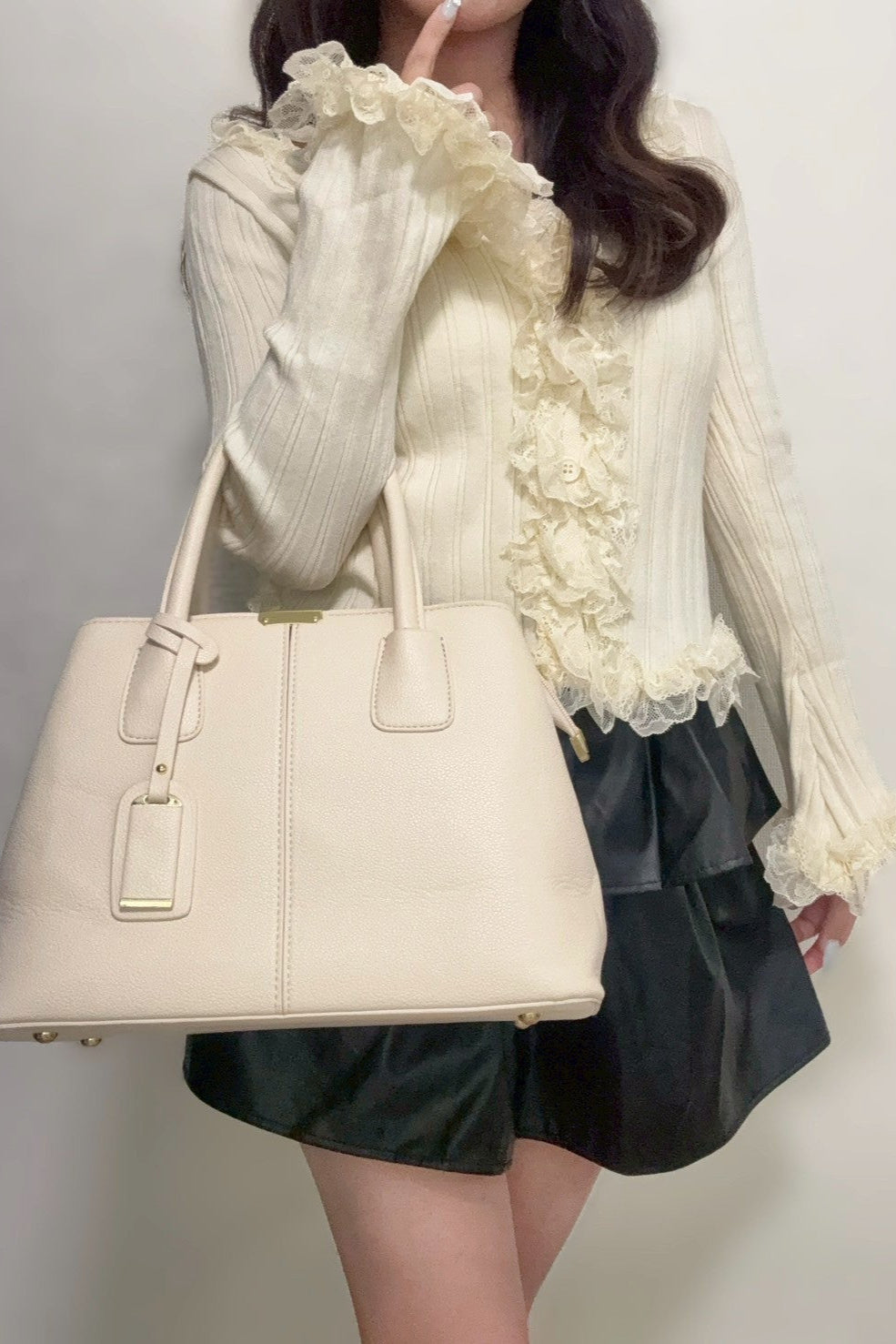 レザーハンドバッグ KR12462