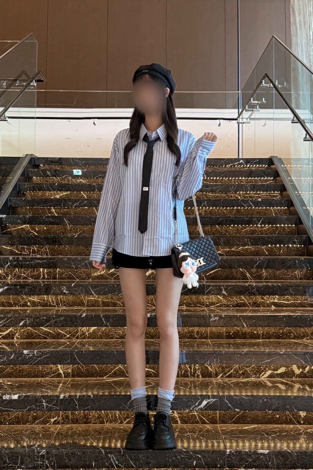 ストライプネクタイシャツ KR13075