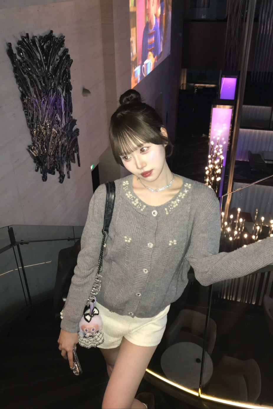 パールビジューカーディガン KR13023