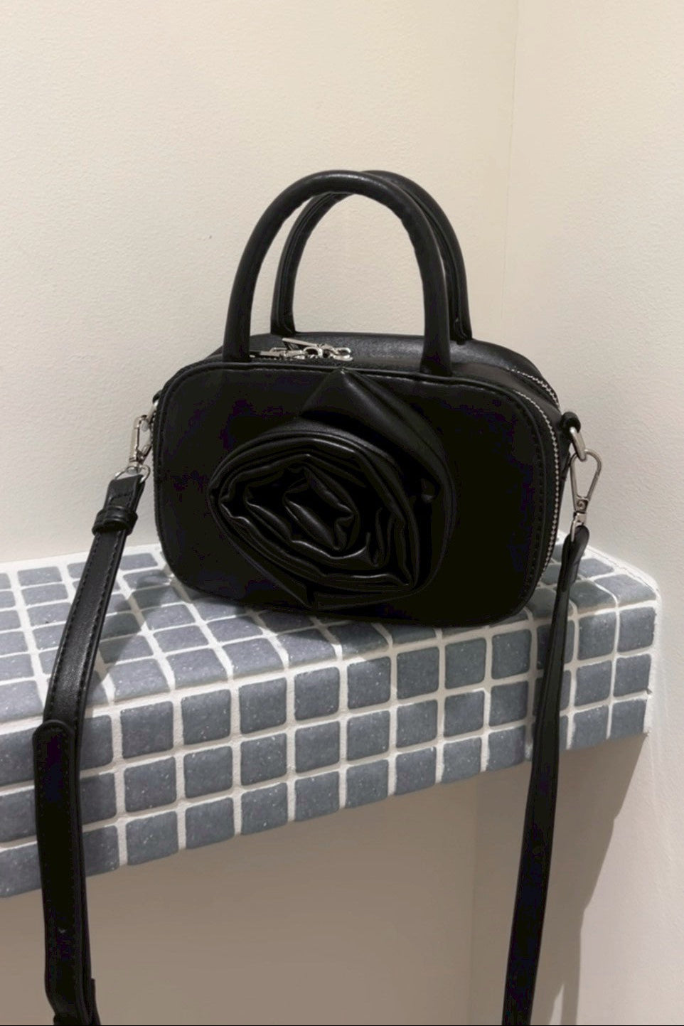ローズモチーフバッグ KR12648