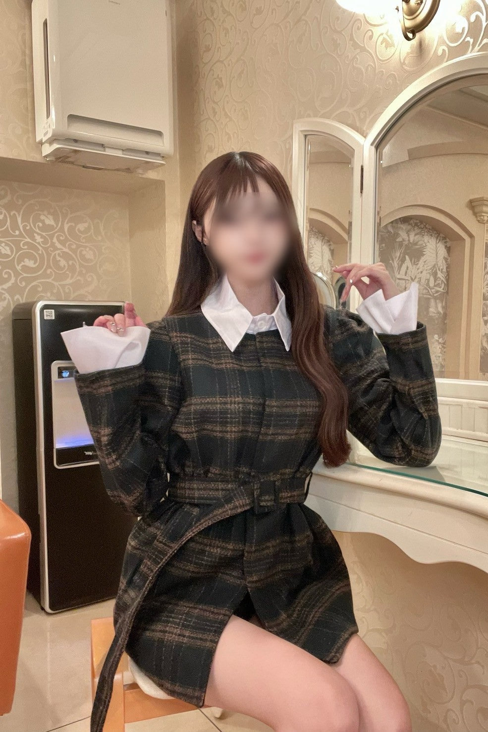 フリンジツイードセットアップ KR12619