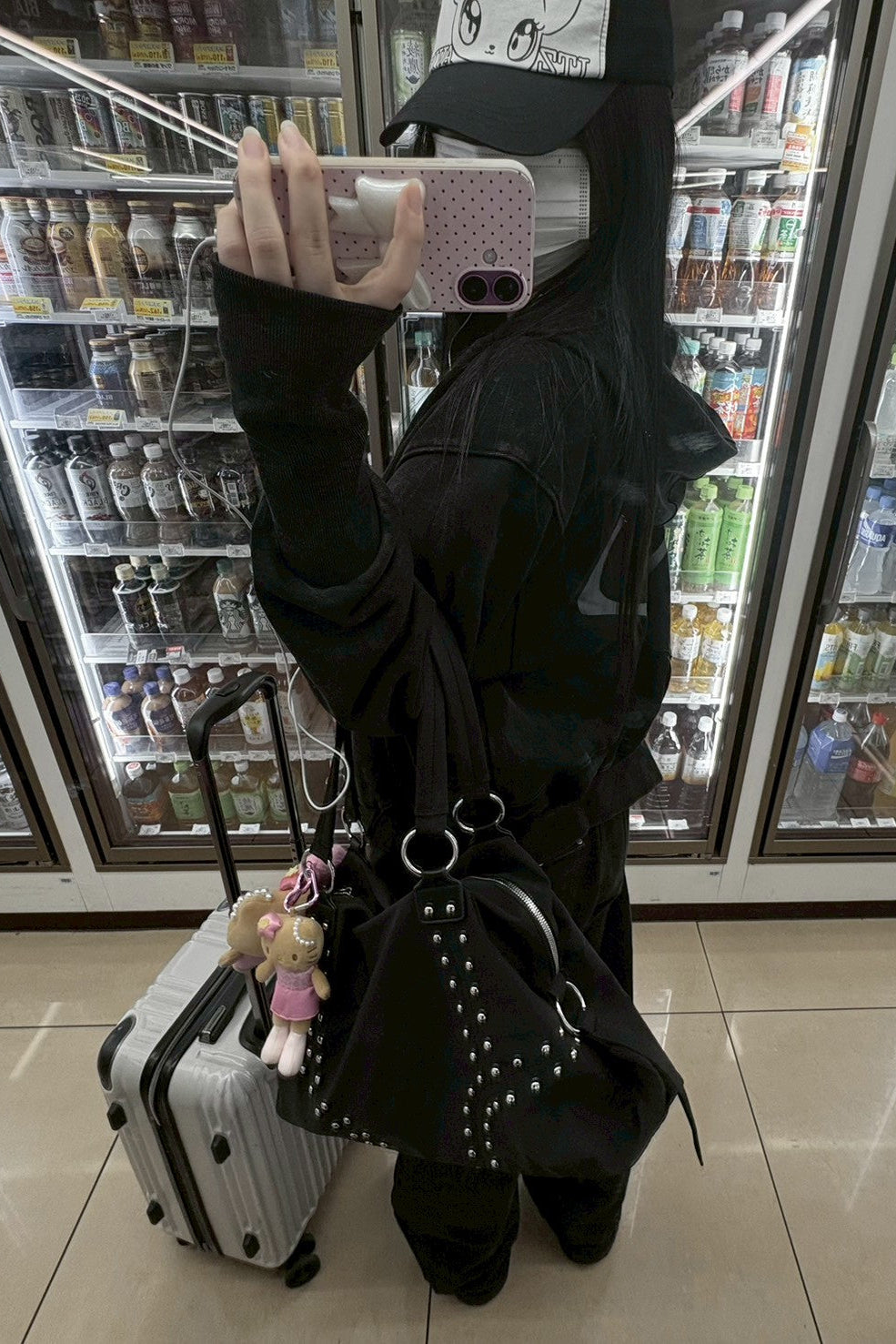 スタッズトートバッグ KR12526