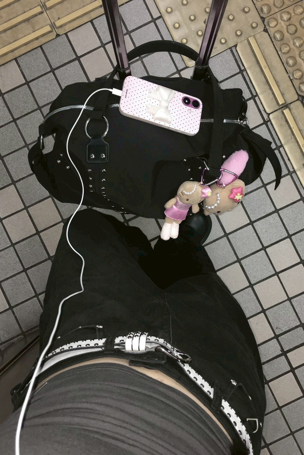 スタッズトートバッグ KR12526